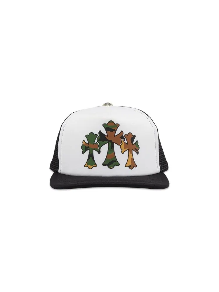 Бейсболка Chrome Hearts Triple Cross Trucker Hat