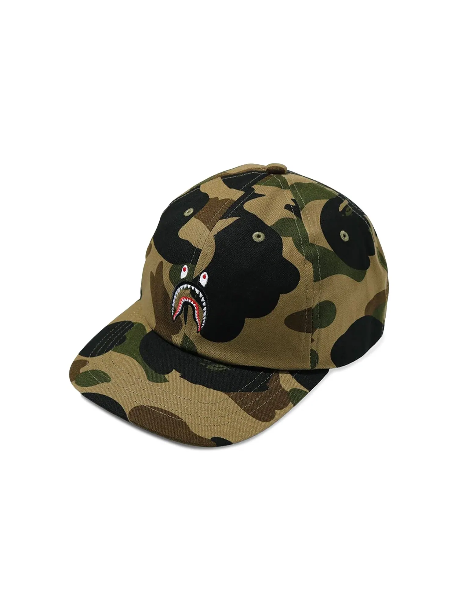 Кепка BAPE 1st Camo Shark Panel — изображение 1 из 2, зеленый