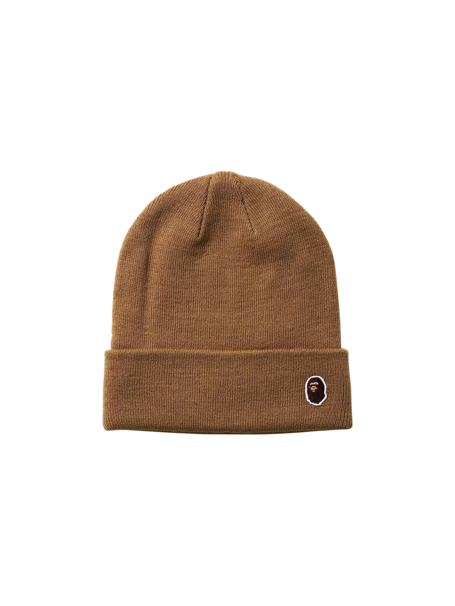 BAPE Одноточечная вязаная шапка Ape Head — изображение 1 из 1, бежевый