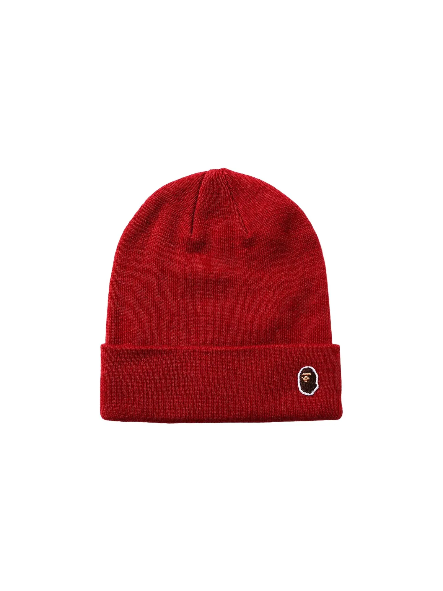 BAPE Одноточечная вязаная шапка Ape Head — изображение 1 из 1, красный