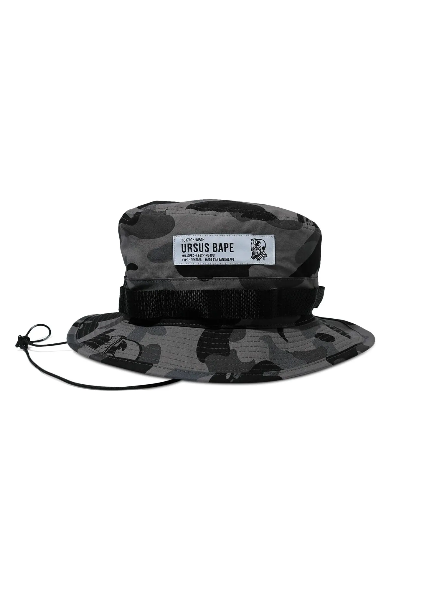 BAPE Ursus Камуфляжная военная кепка — изображение 3 из 3, черный