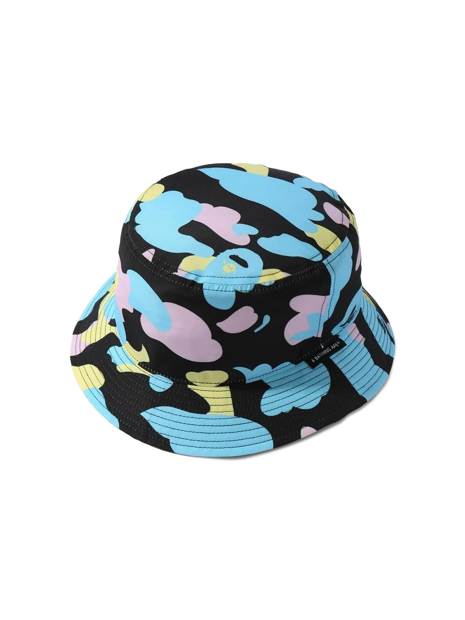 BAPE Новая мультикамуфляжная панама Черный — изображение 1 из 2