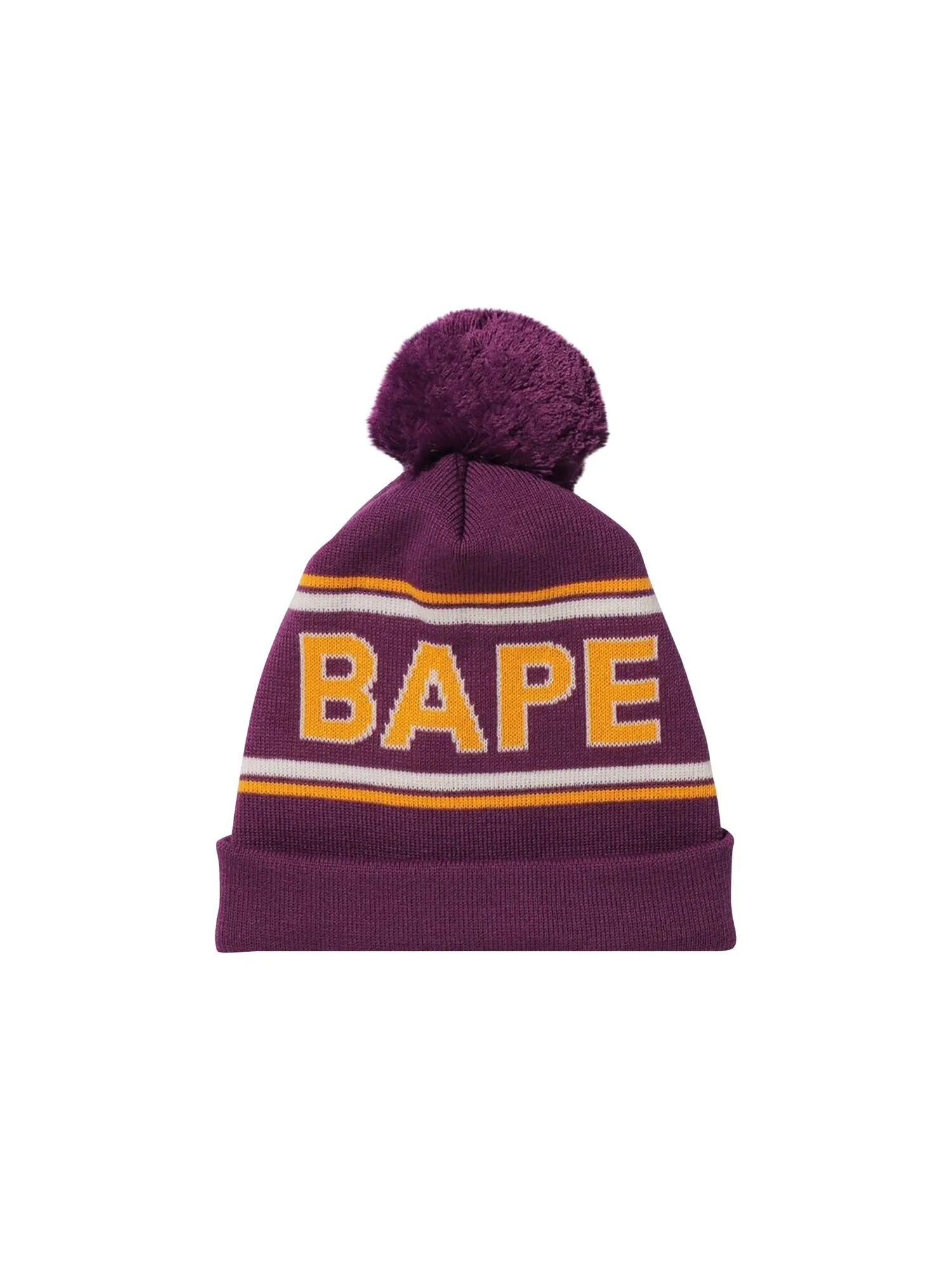 Вязаная шапка BAPE Фиолетовый — изображение 1 из 1