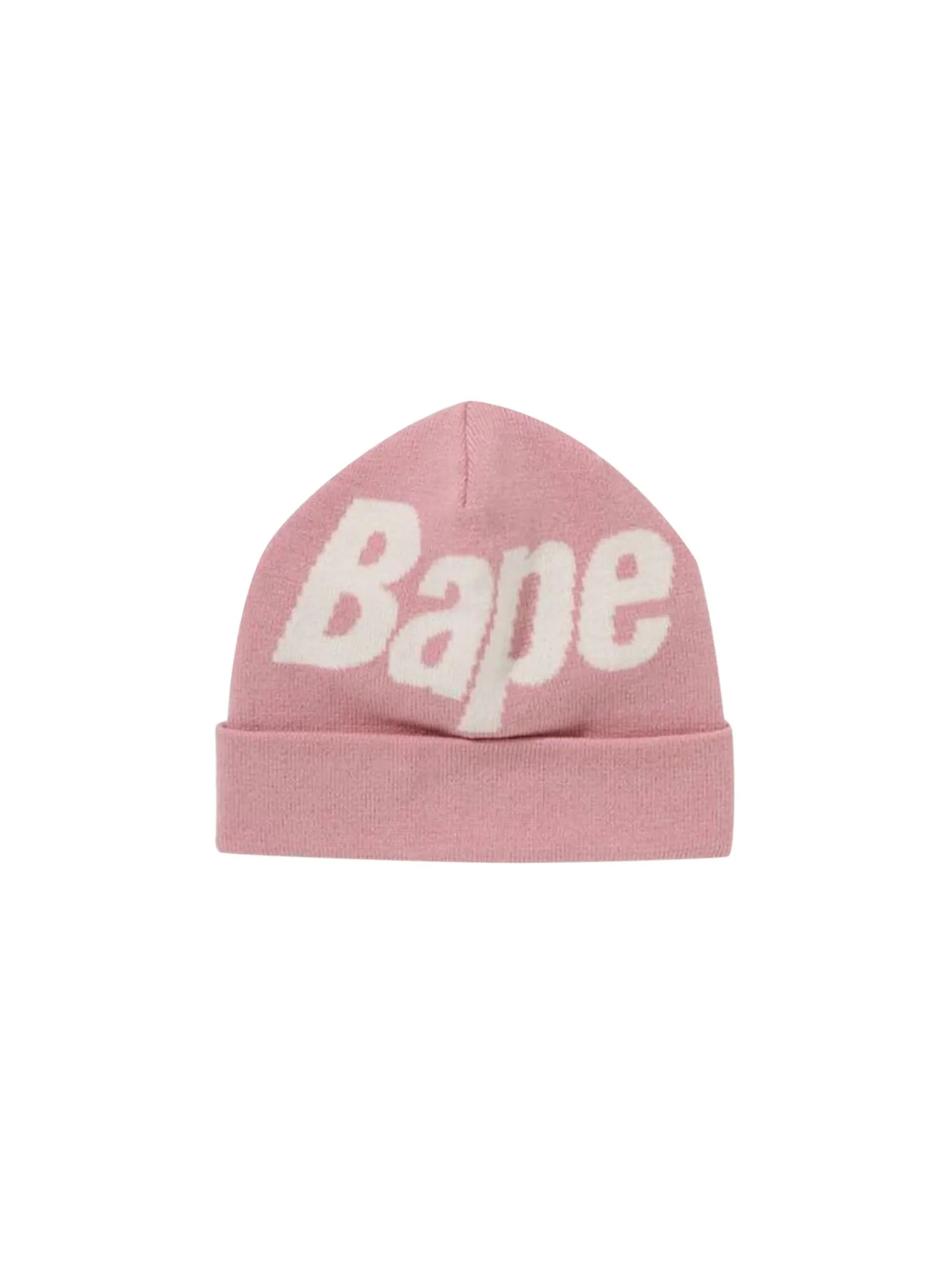 Вязаная шапка BAPE Розовая — изображение 1 из 1, розовый
