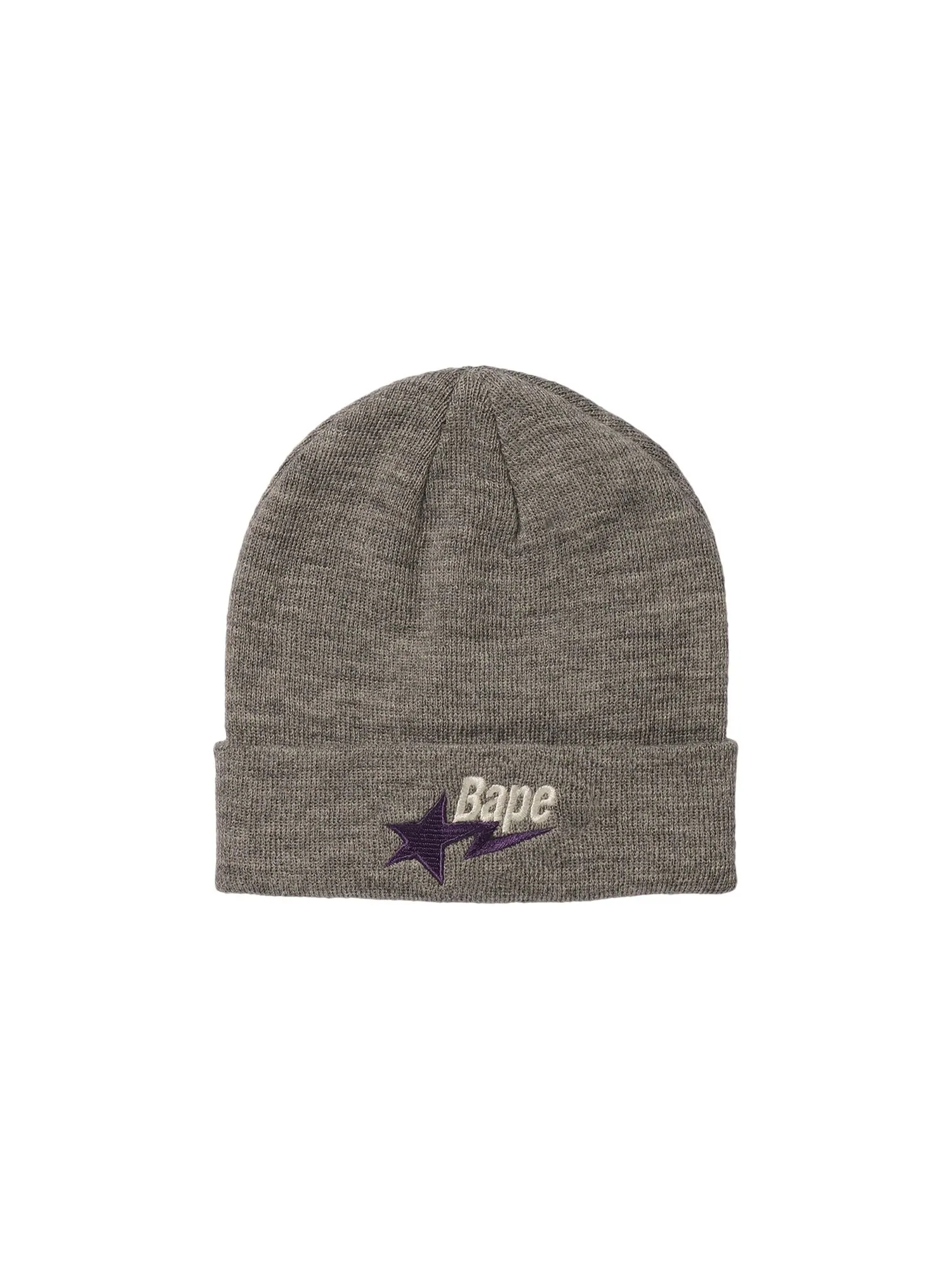 Вязаная шапка BAPE Sta, Серая — изображение 1 из 1, серый