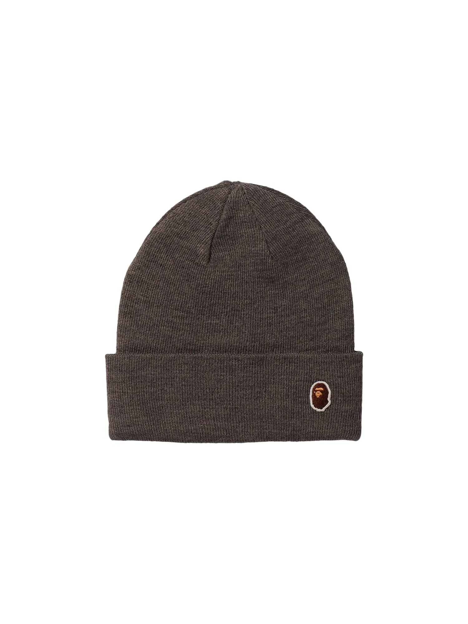 BAPE Одноточечная вязаная шапка Ape Head — изображение 1 из 1, серый