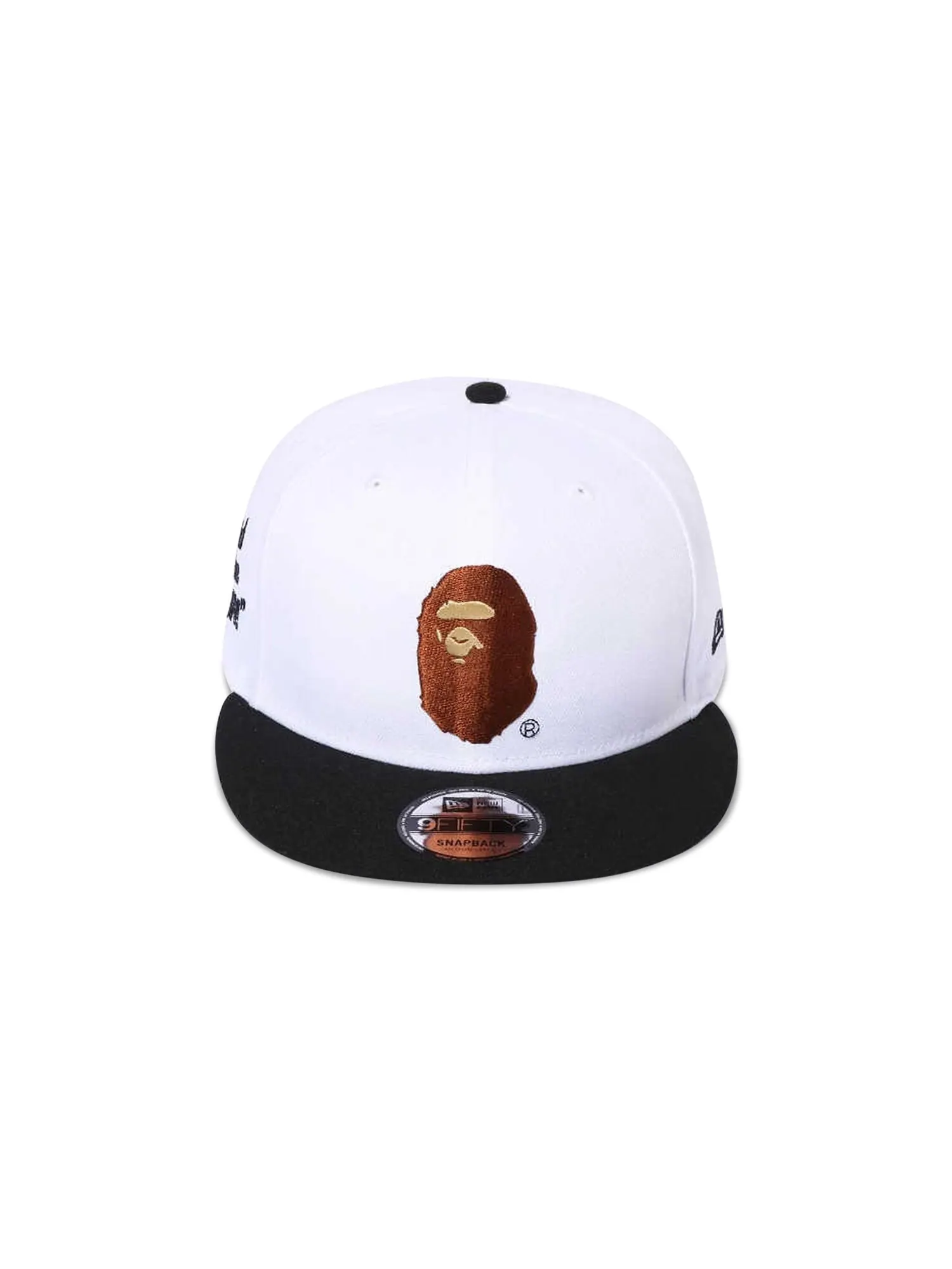 Кепка BAPE x New Era 9FIFTY Белая — изображение 1 из 2, белый