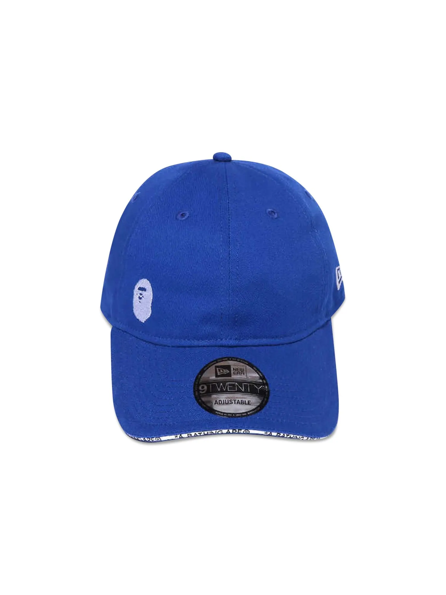 Кепка BAPE x New Era 9TWENTY Синяя — изображение 1 из 2, синий