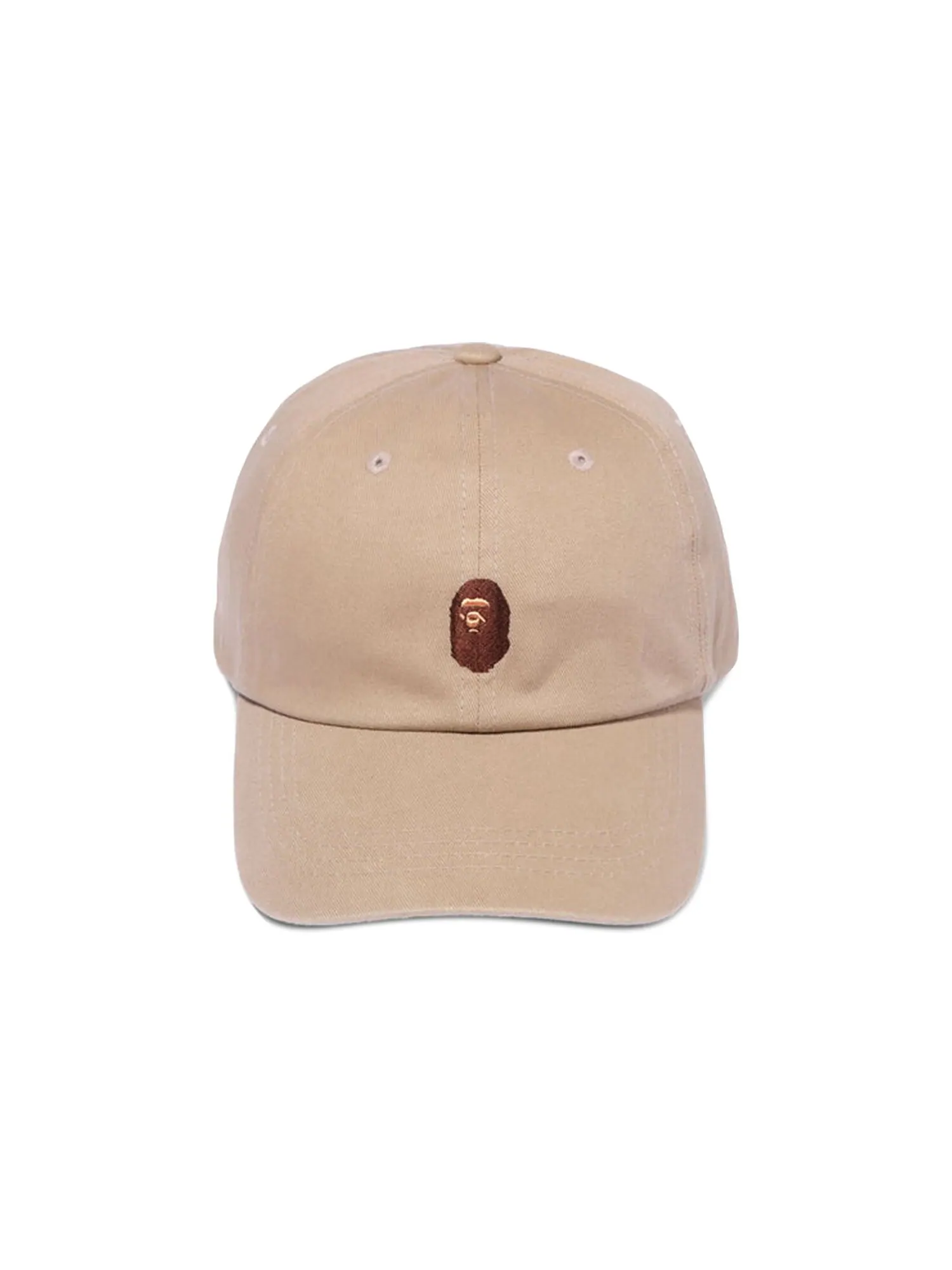 BAPE Кепка с одной точкой вставки Ape Head — изображение 1 из 2, бежевый