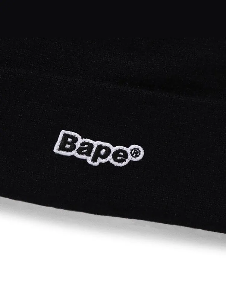 Бейсболка BAPE Patch Knit Cap — изображение 3 из 3, черный