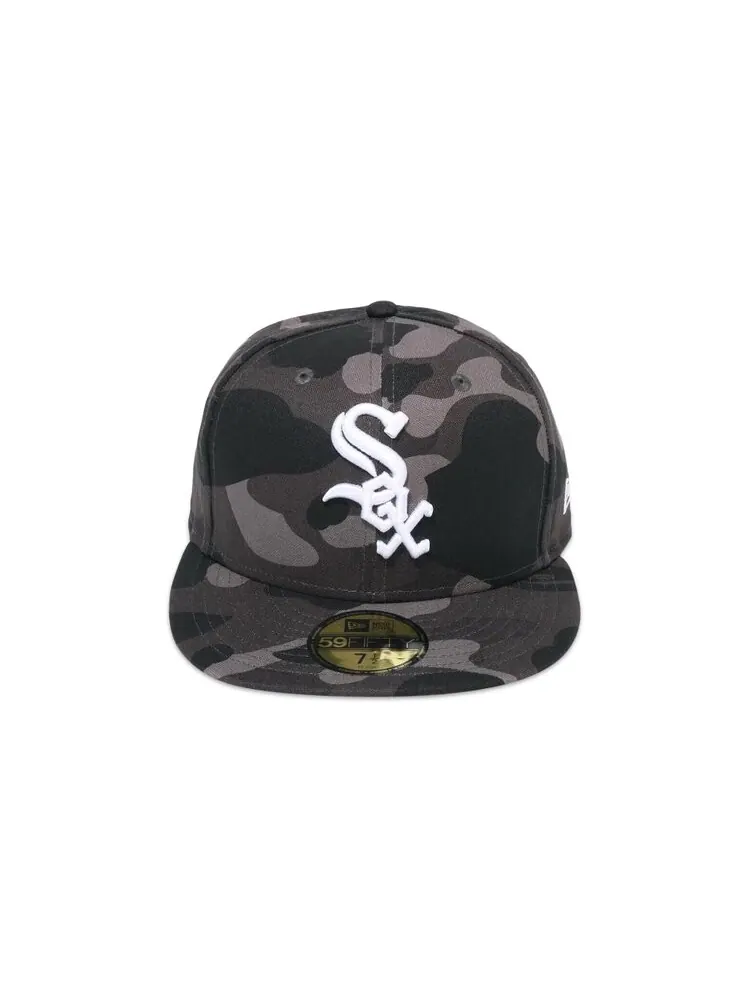 Бейсболка BAPE x MLB x New Era Chicago White Sox 59FIFTY Cap — изображение 1 из 3, черный