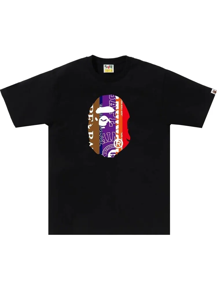 Шарф BAPE Fans Ape Head Tee 'Black' — изображение 1 из 1, черный
