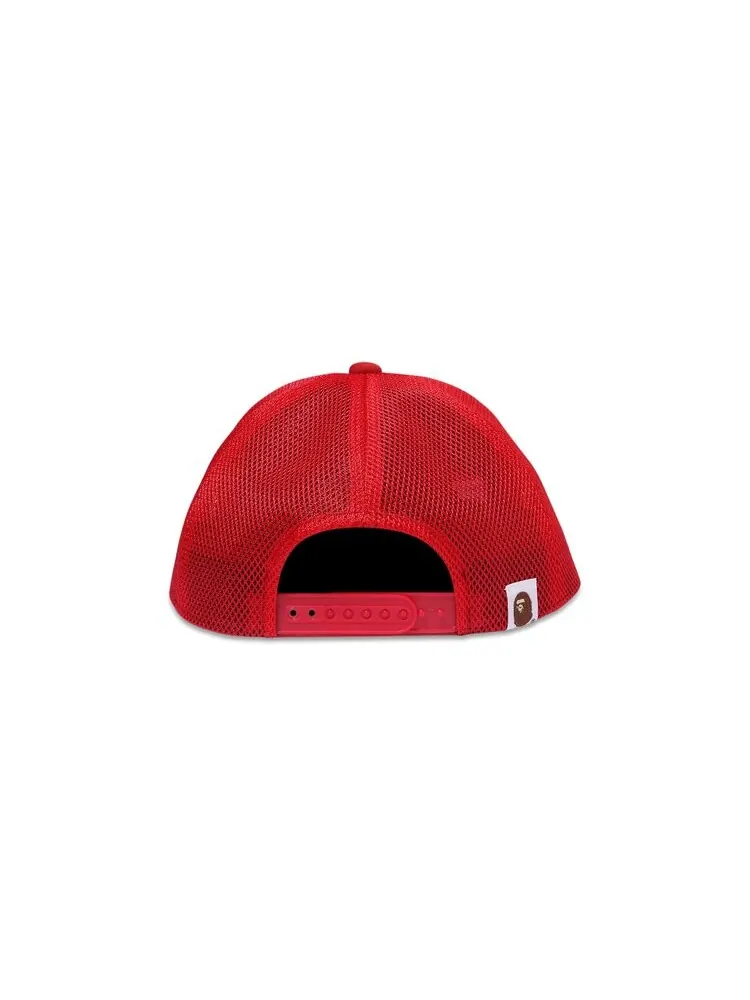 Бейсболка BAPE Color Camo Nyc Logo Mesh Cap — изображение 2 из 3, красный