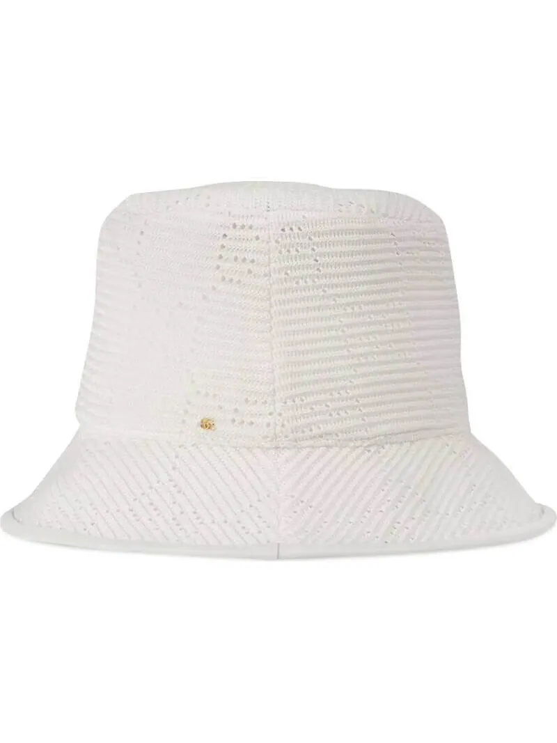 Шляпа Gucci GG Cable Knit Fedora — изображение 2 из 2, бежевый