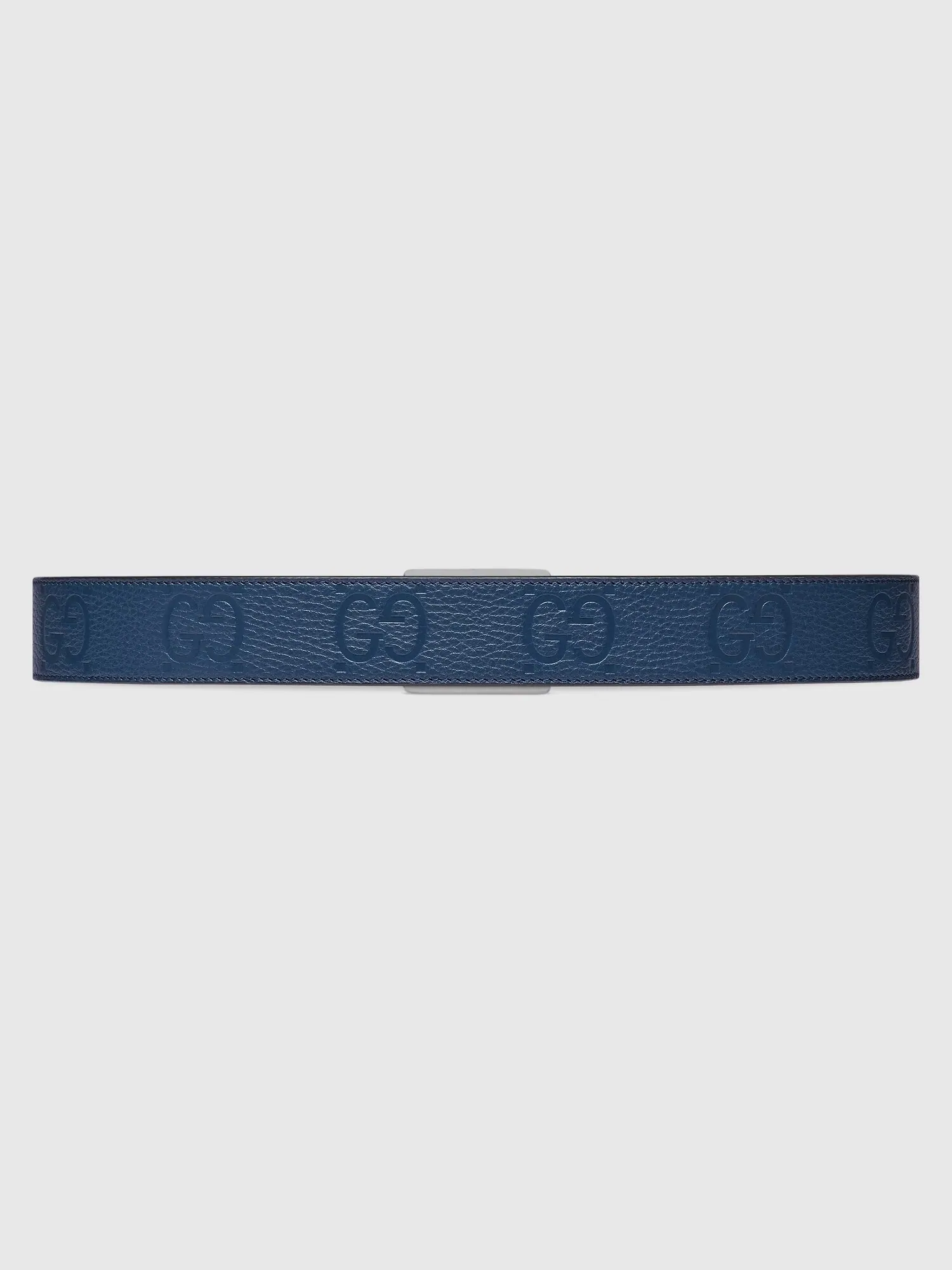Ремень Gucci Rubber Effect Leather — изображение 3 из 4, синий