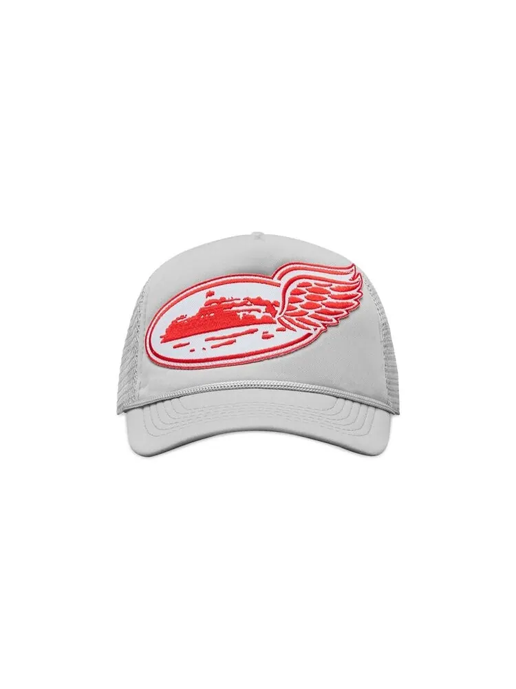 Бейсболка Corteiz Wing Trucker — изображение 1 из 3, серый