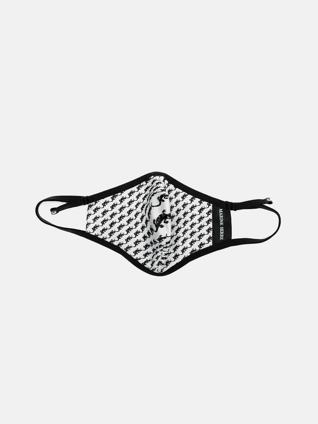 Маска Marine Serre Gecko Jacquard Face — изображение 2 из 2, черный/серый