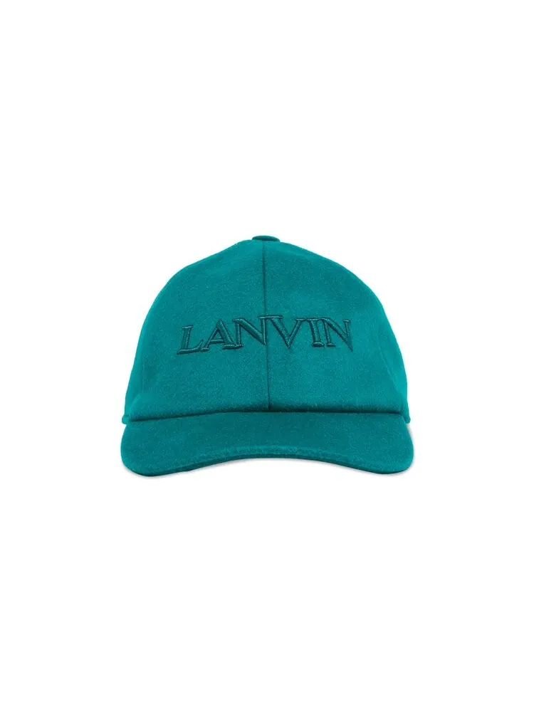 Бейсболка Lanvin Baseball Cap — изображение 1 из 4, аквамариновый