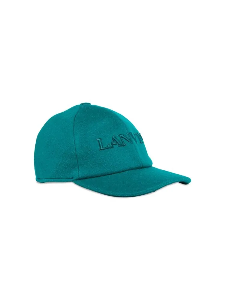 Бейсболка Lanvin Baseball Cap — изображение 2 из 4, аквамариновый