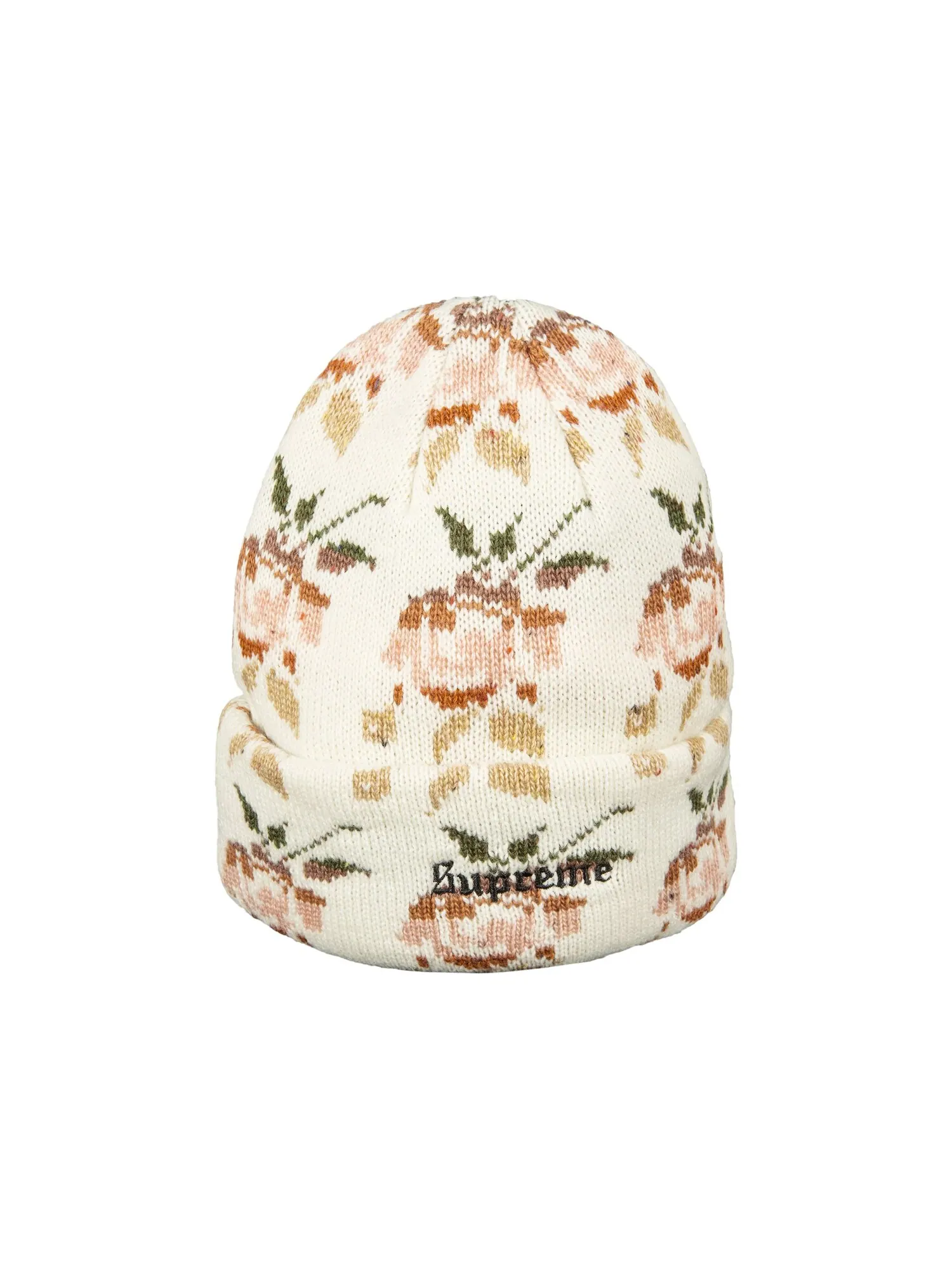 Жаккардовая шапка Supreme Rose Natural — изображение 1 из 1, прозрачный