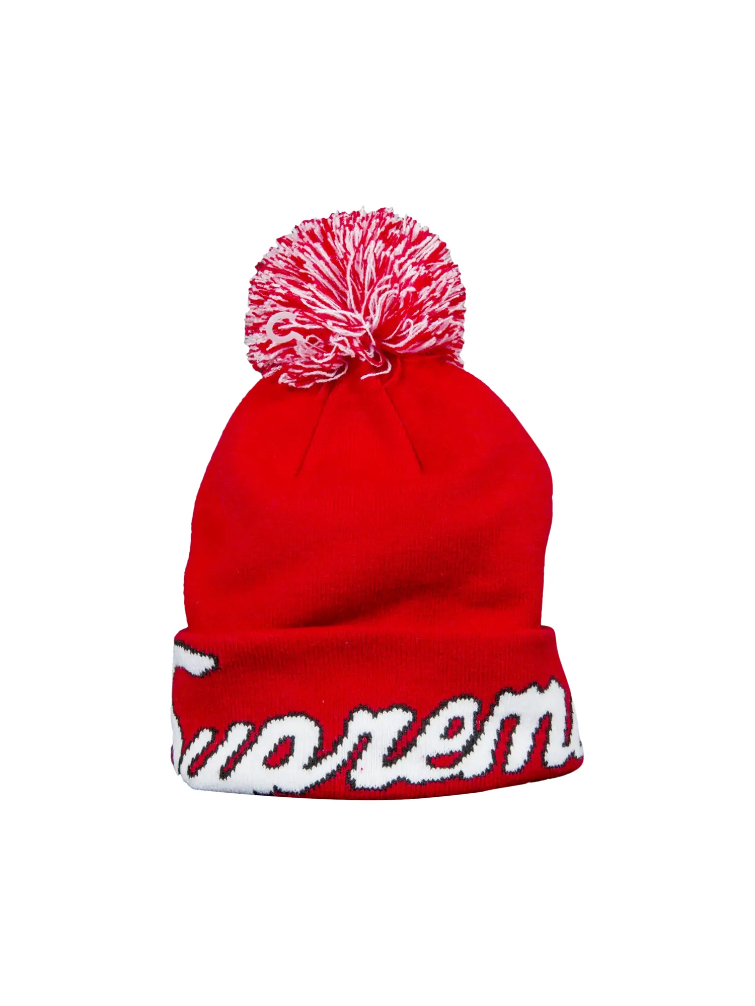Шапка-бини Supreme x New Era Script — изображение 1 из 1, красный