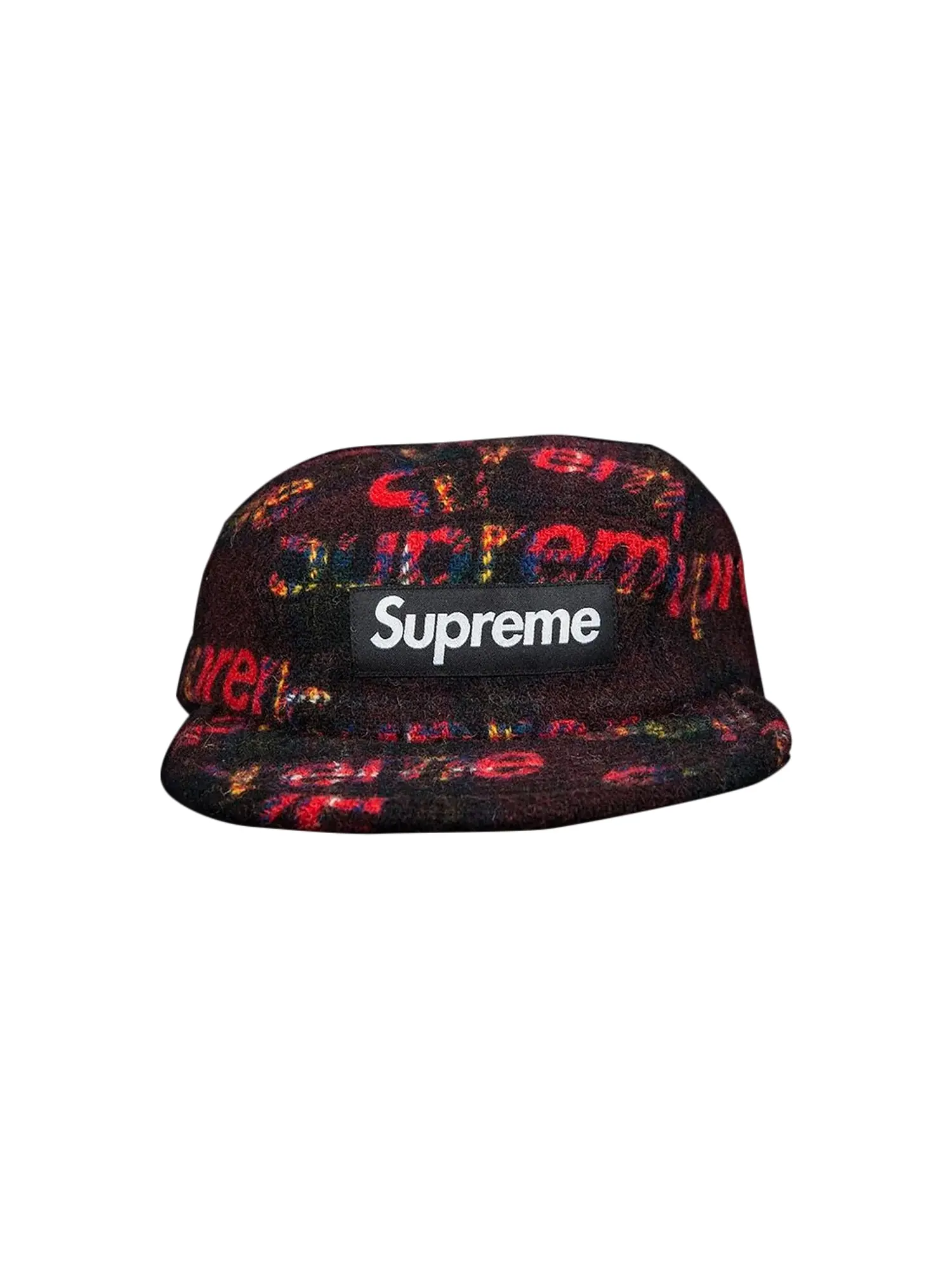 Твидовая кепка Supreme Harris Camp — изображение 1 из 1, черный