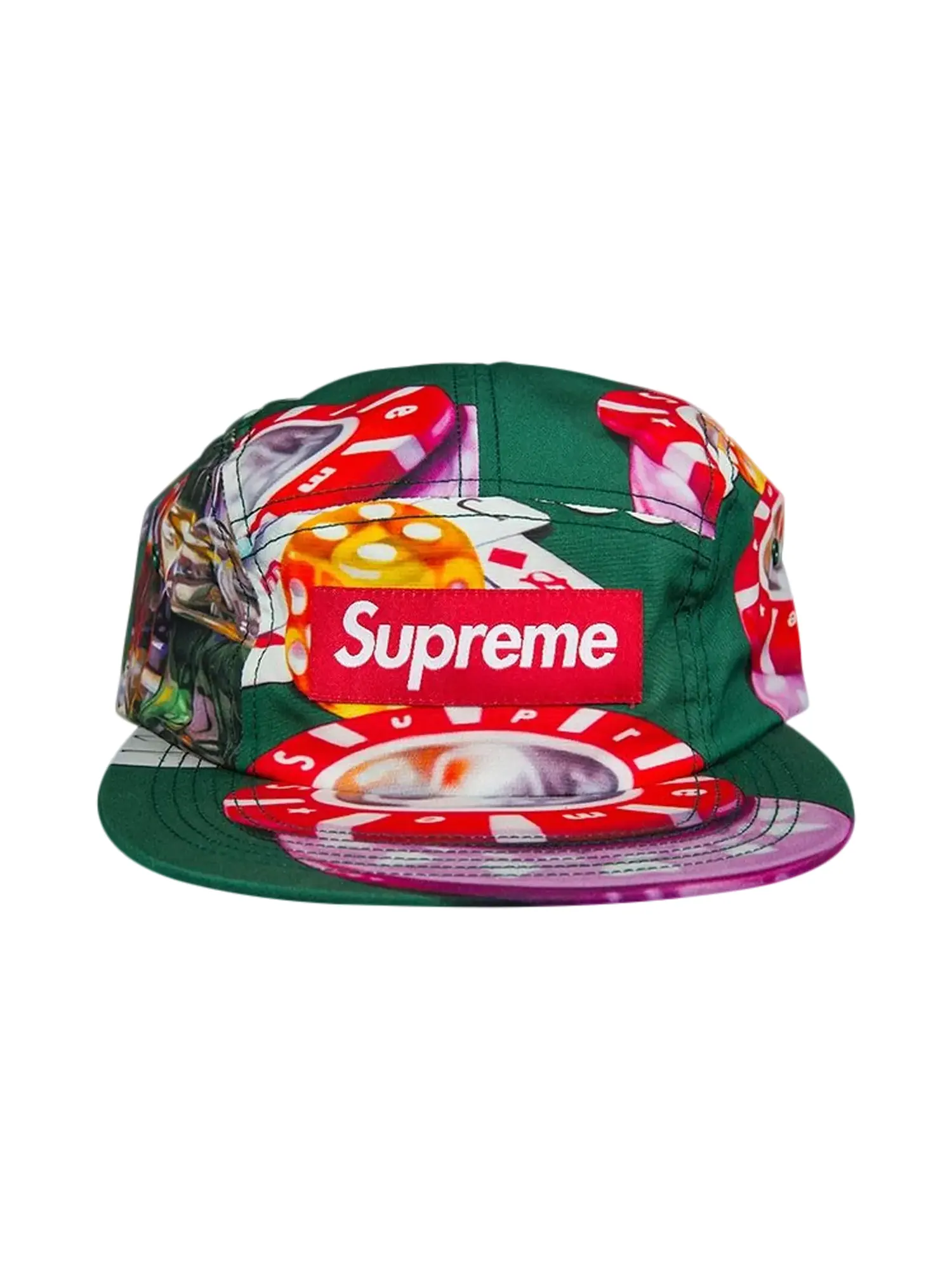 Кепка Supreme Casino Camp — изображение 1 из 1, зеленый