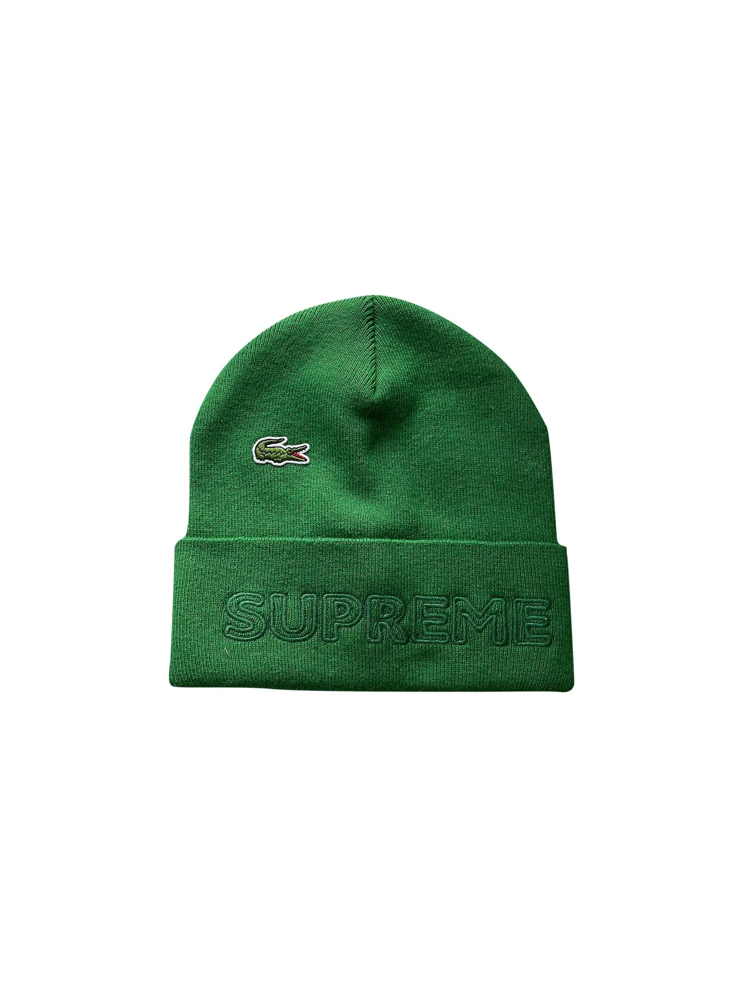 Шапка-бини Supreme x Lacoste — изображение 1 из 1, зеленый