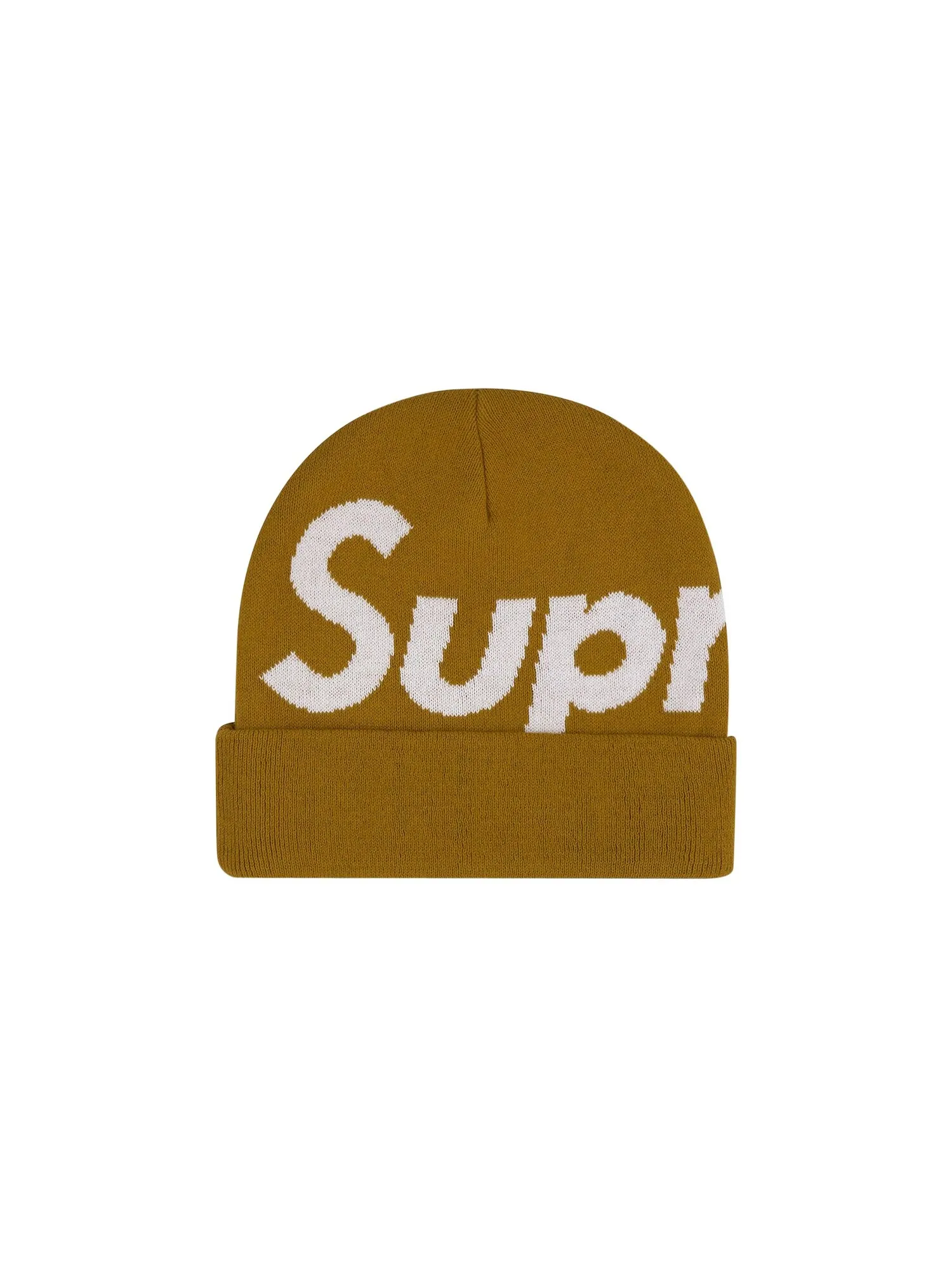 Шапка-бини Supreme с большим логотипом — изображение 1 из 1, золотой цвет