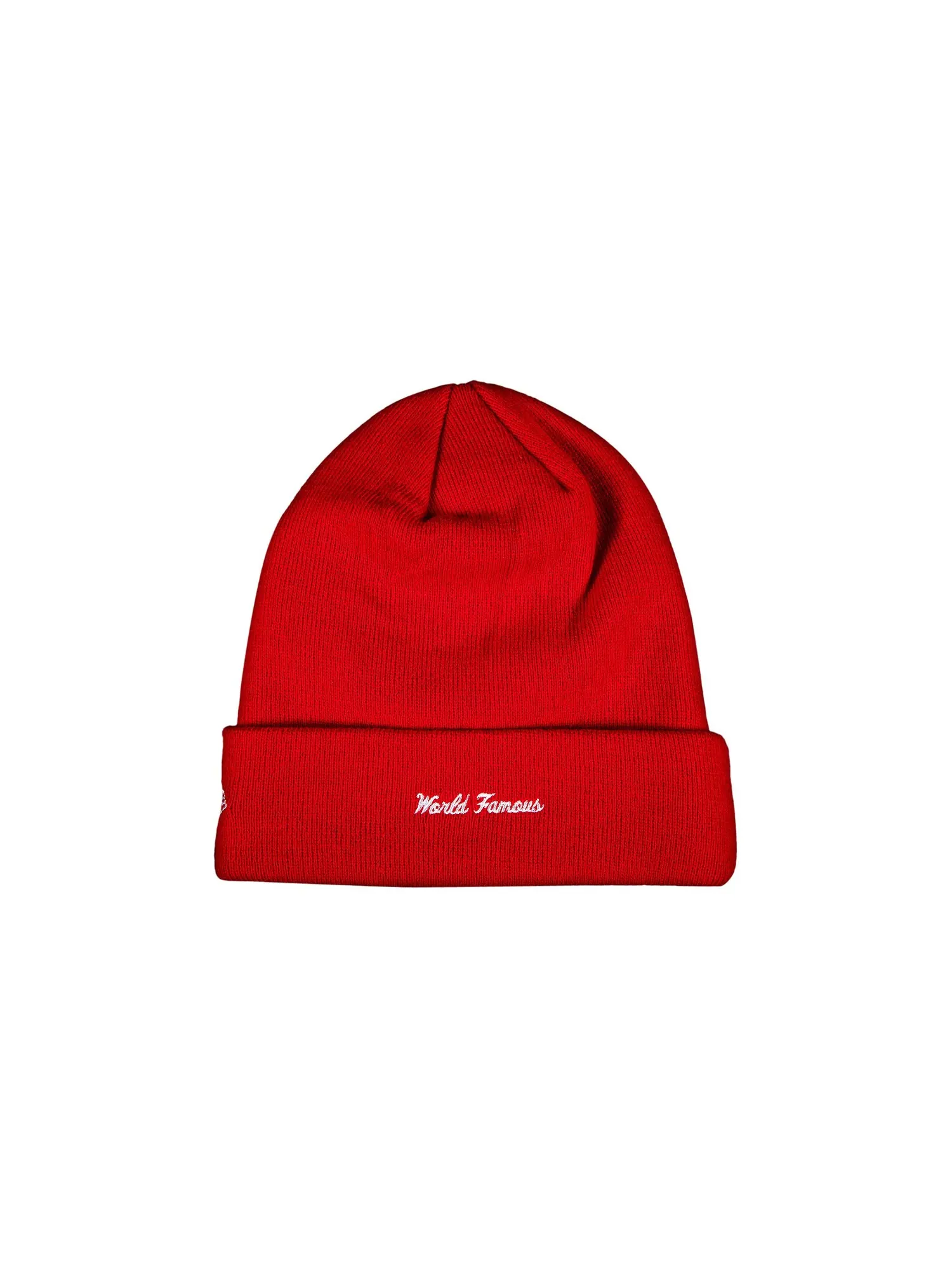 Шапка-бини с логотипом Supreme x New Era Cross Box — изображение 2 из 2, красный