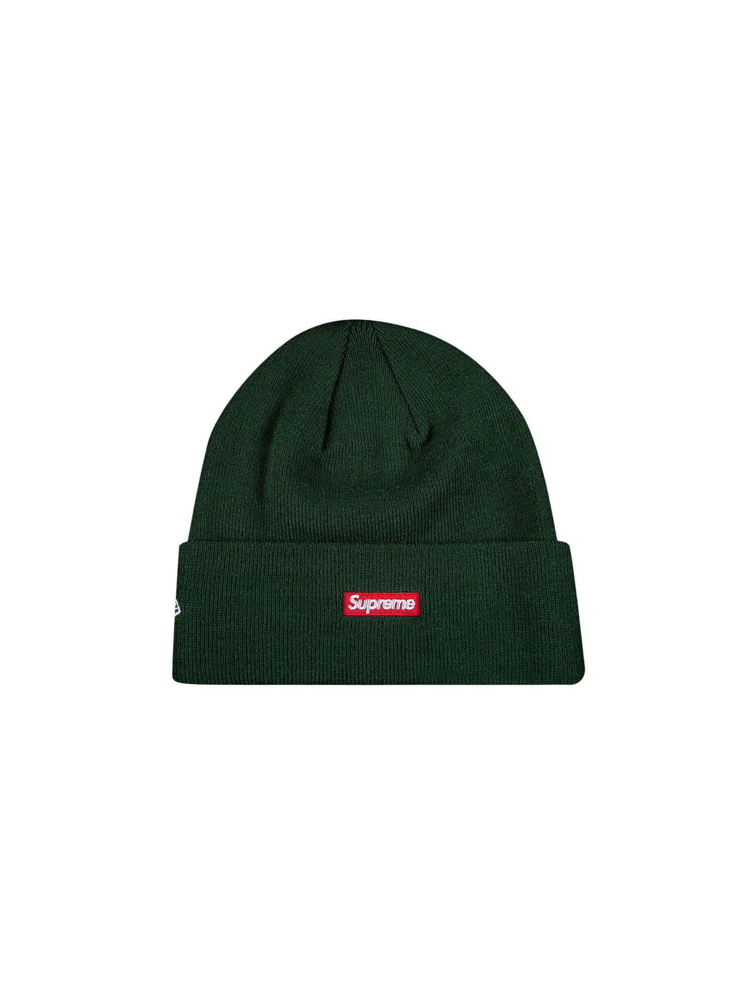 Шапка-бини с логотипом Supreme x New Era S — изображение 2 из 2, зеленый
