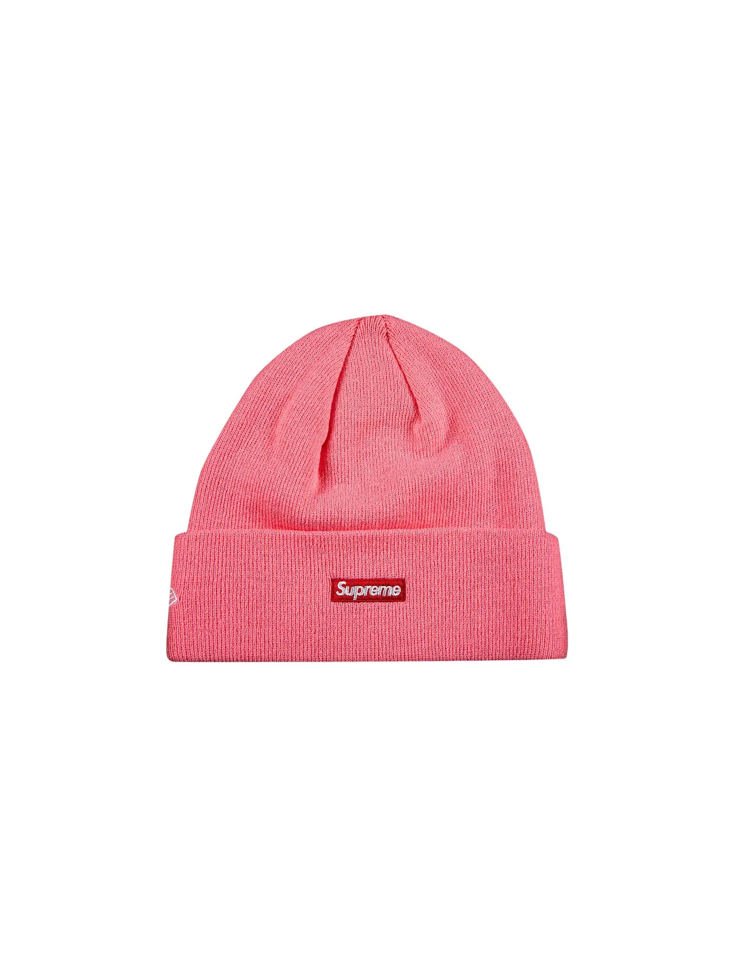 Шапка-бини Supreme x New Era S с логотипом Розовая — изображение 2 из 2, розовый