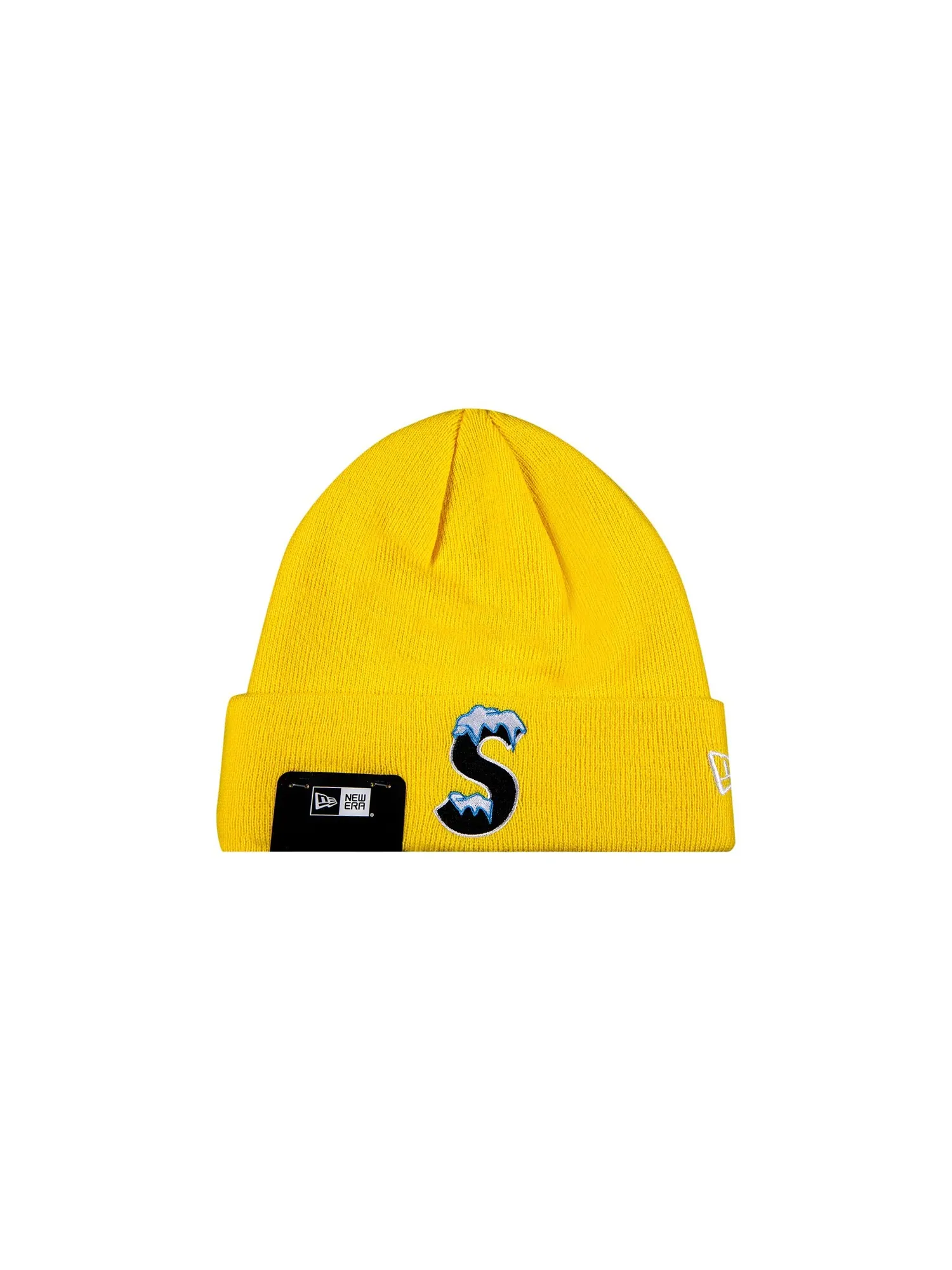Шапка-бини с логотипом Supreme x New Era S — изображение 1 из 2, желтый