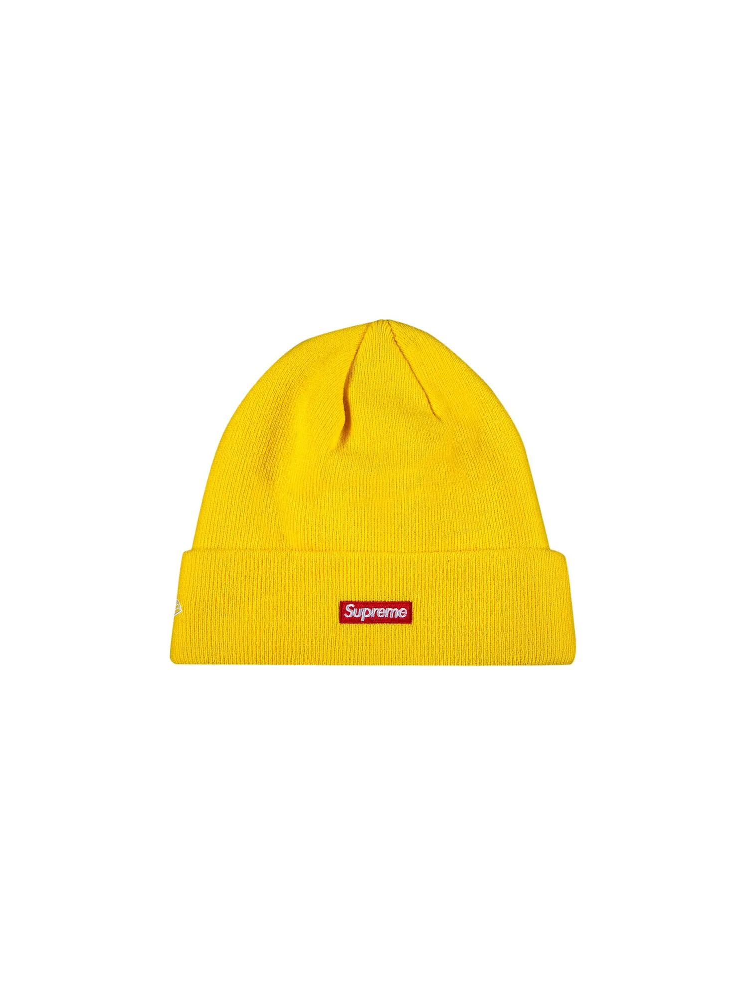 Шапка-бини с логотипом Supreme x New Era S — изображение 2 из 2, желтый