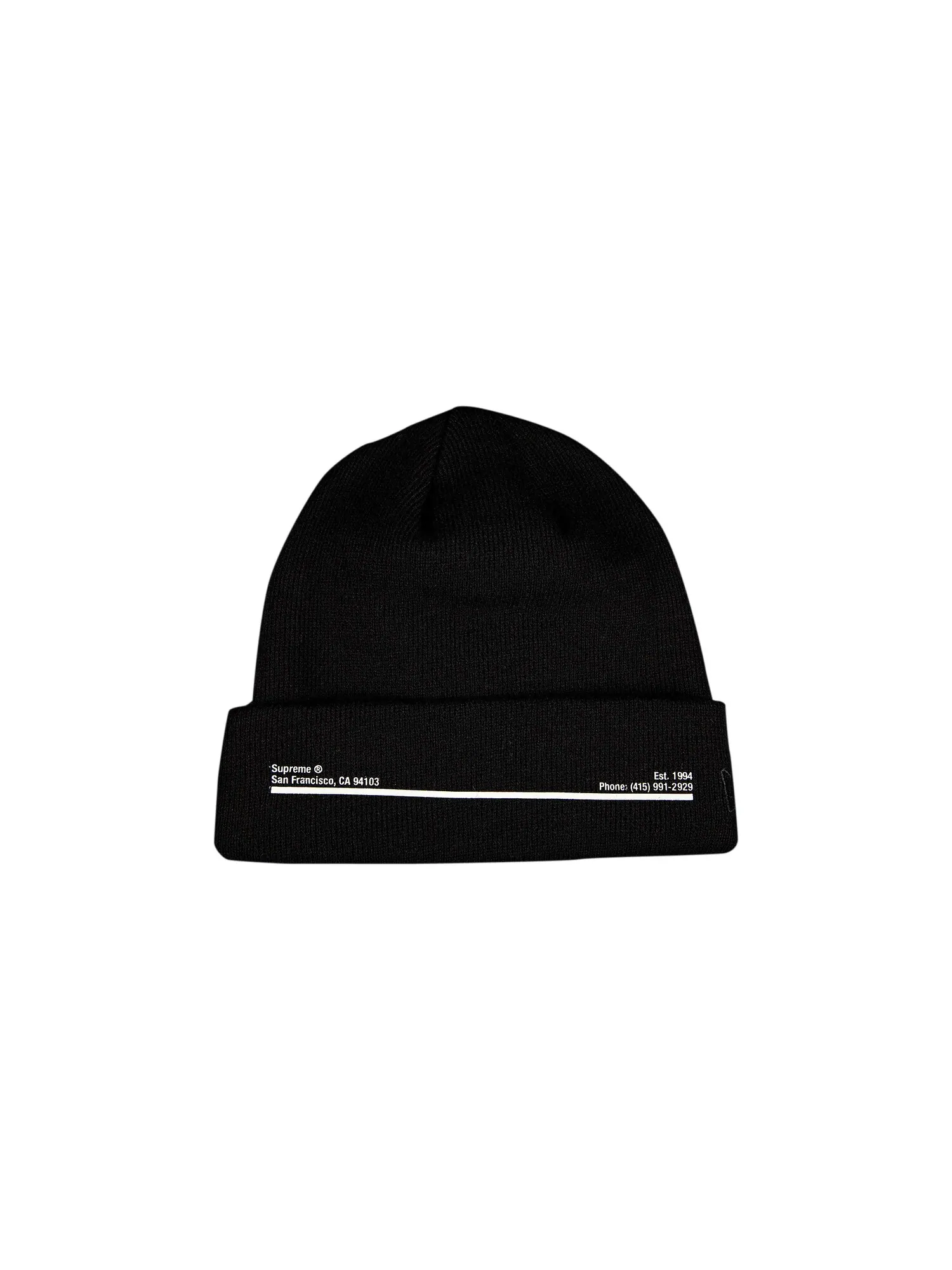 Шапка-бини Supreme x New Era Shop — Сан-Франциско — изображение 1 из 2, черный