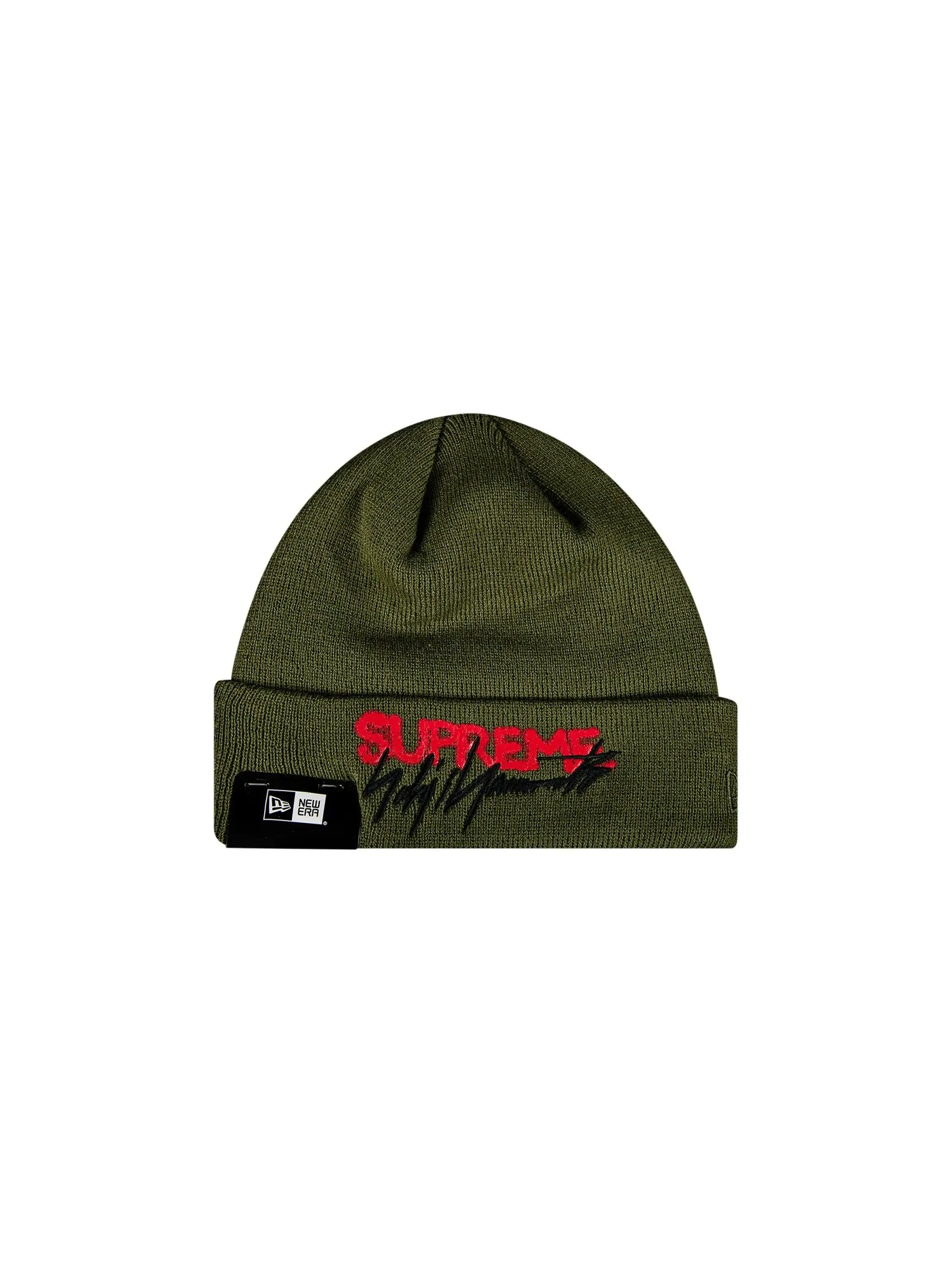 Шапка-бини Supreme x Yohji Yamamoto x New Era Olive — изображение 1 из 2, оливковый