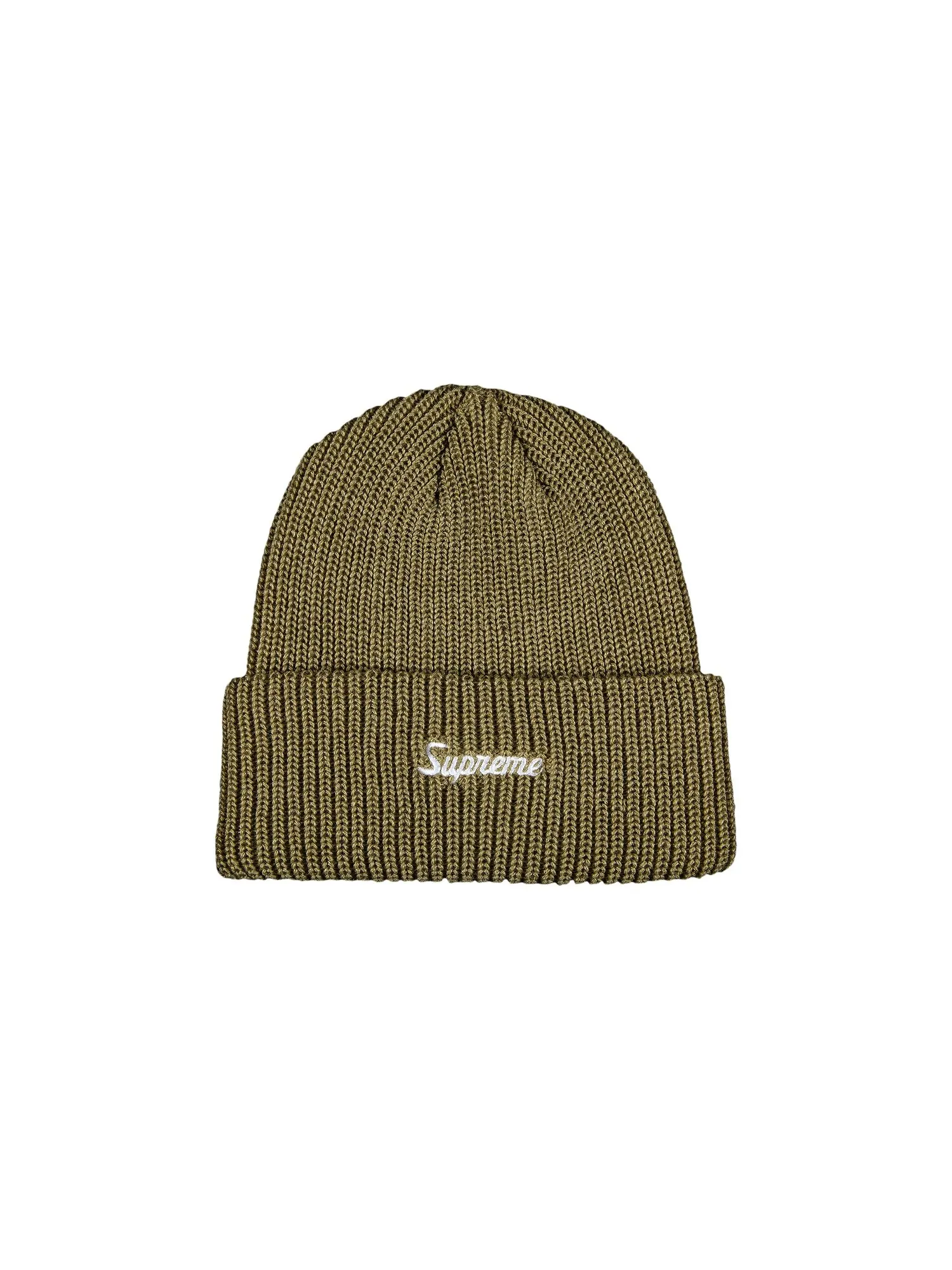 Шапка-бини Supreme свободного кроя, цвет Светло-оливковый — изображение 1 из 1