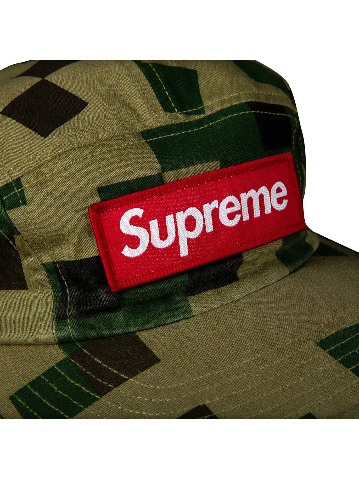 Кепка Supreme Military Camp Olive Digi Camo — изображение 3 из 3, оливковый