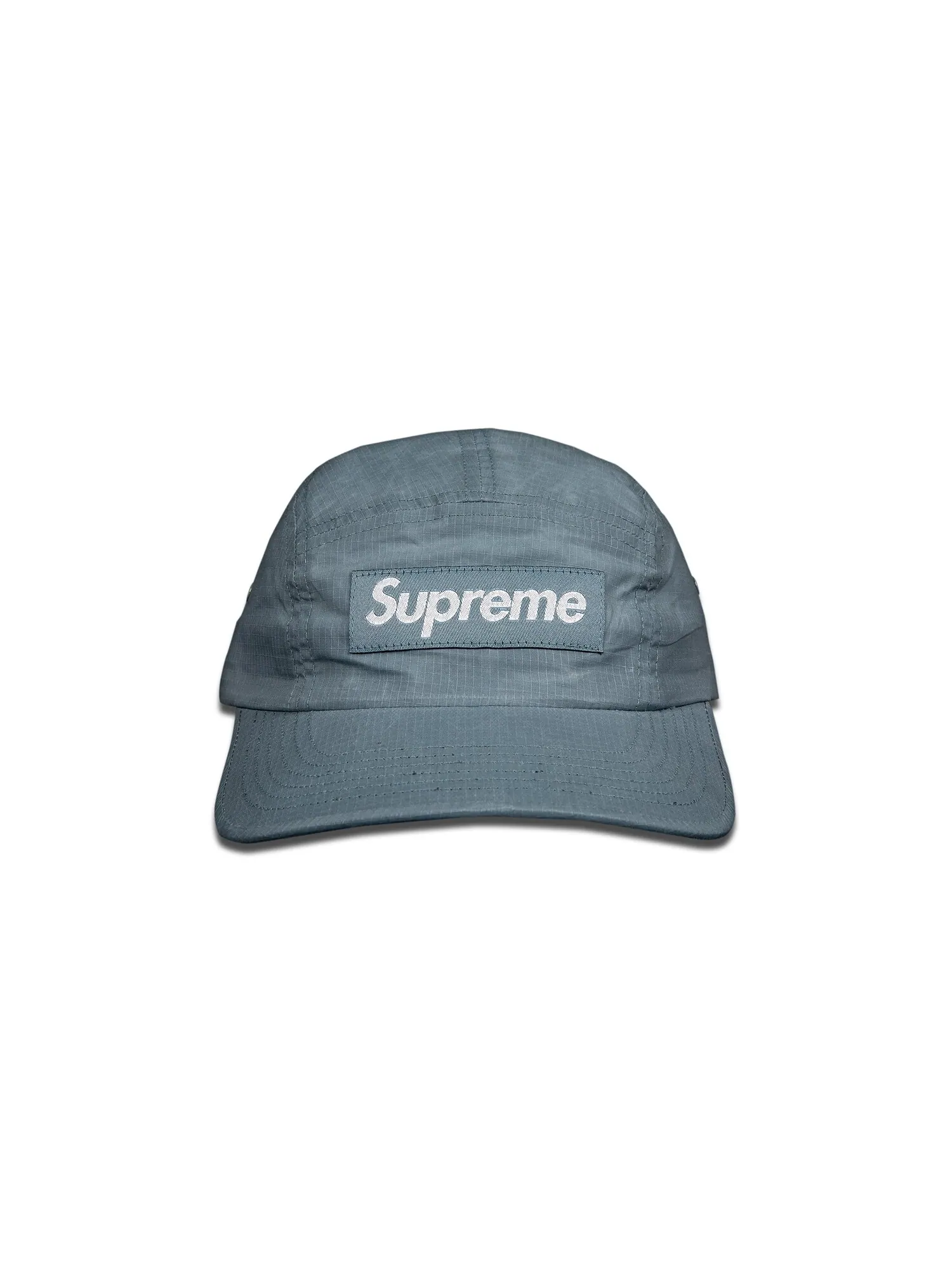 Хлопковая кепка Supreme Dry Wax Bright Slate — изображение 1 из 3, серый