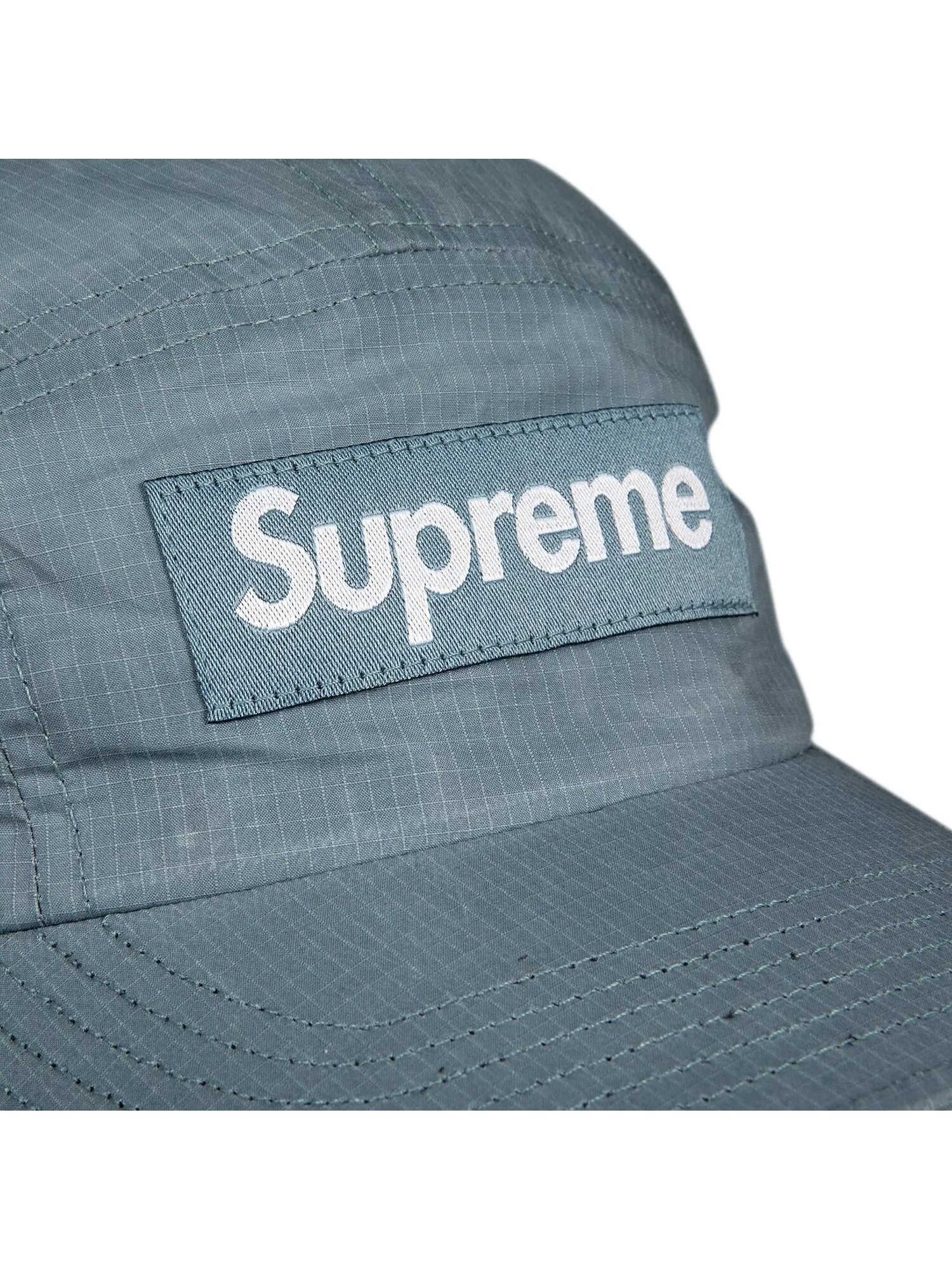 Хлопковая кепка Supreme Dry Wax Bright Slate — изображение 3 из 3, серый