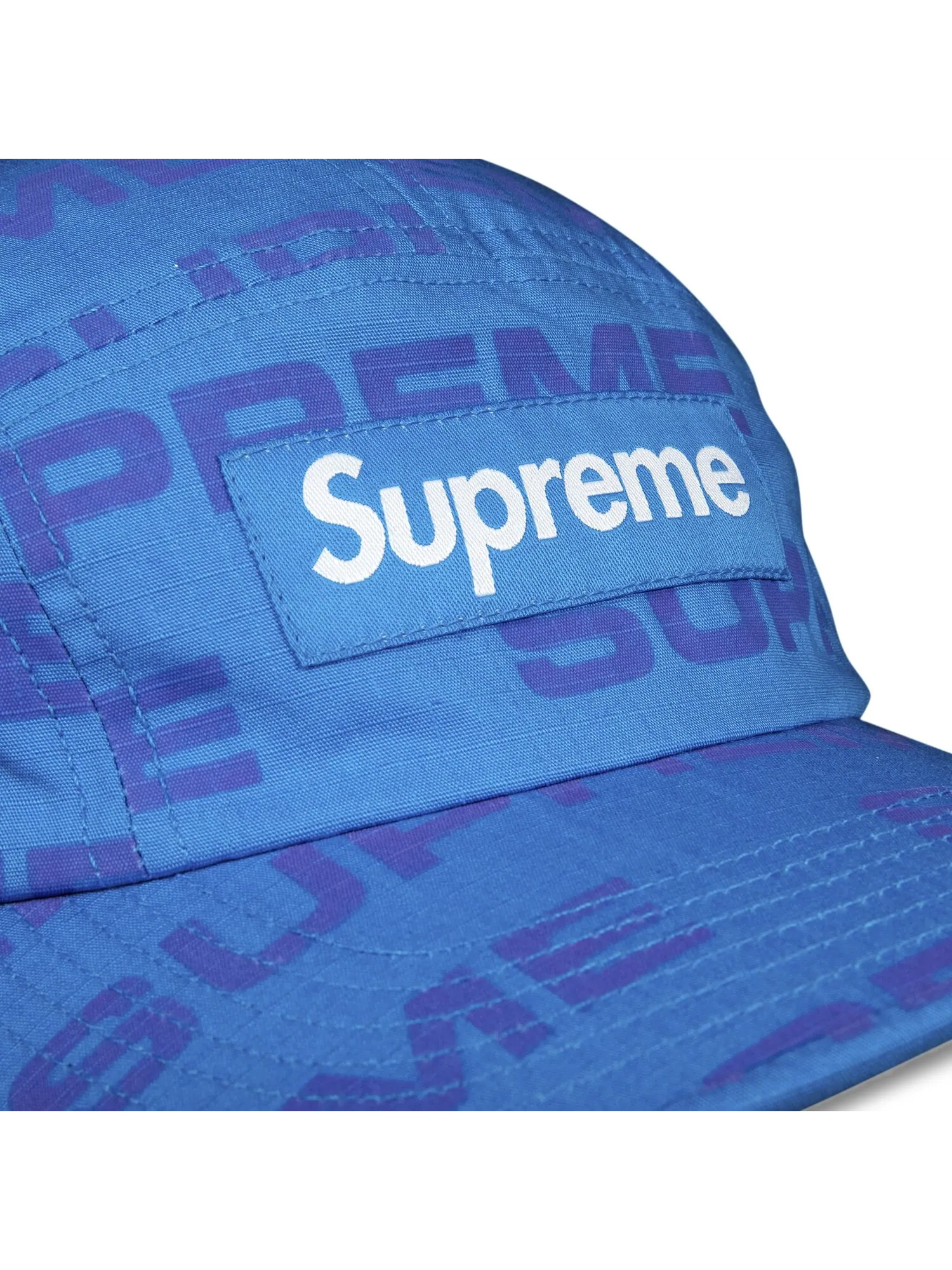 Кепка Supreme Reactive Camp с принтом — изображение 3 из 3, синий