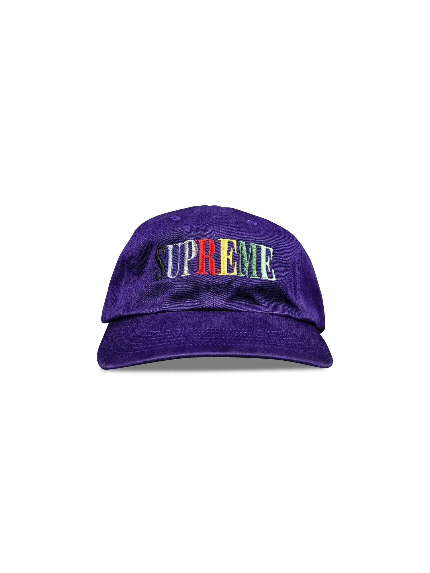 Многоцветный логотип Supreme, 6 панелей — изображение 1 из 3, фиолетовый