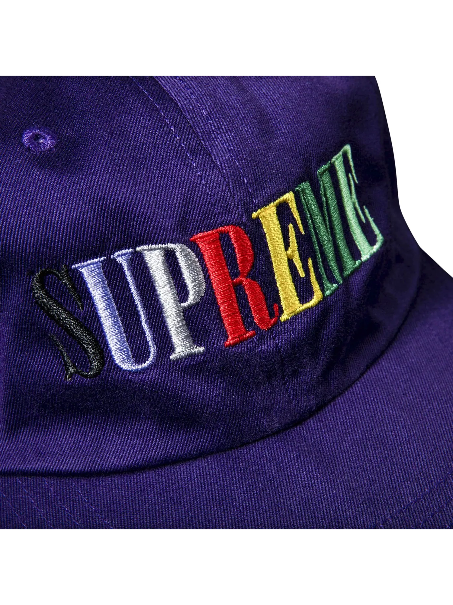 Многоцветный логотип Supreme, 6 панелей — изображение 3 из 3, фиолетовый