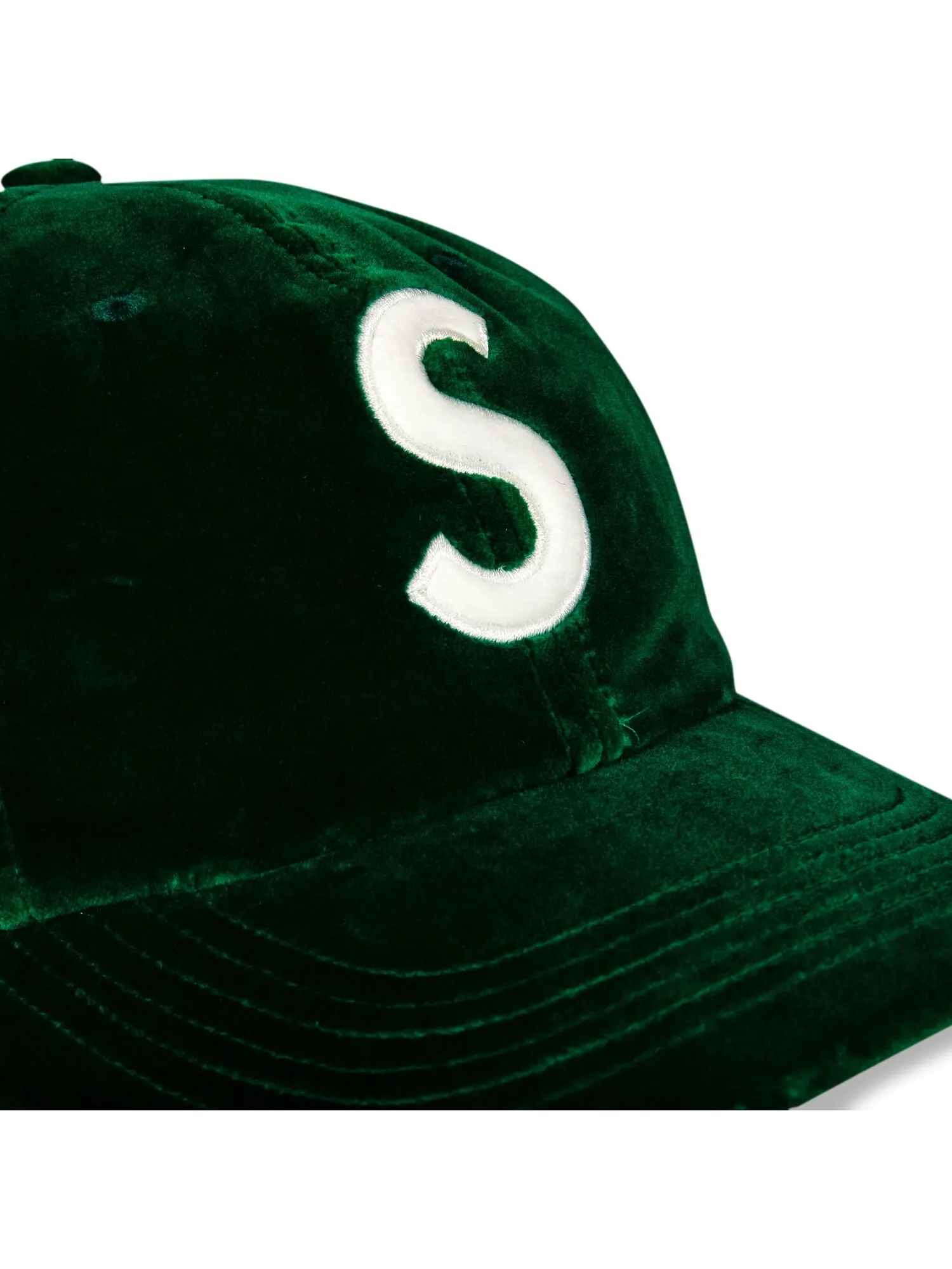 6-панельный логотип Supreme Velvet S — изображение 3 из 3, зеленый