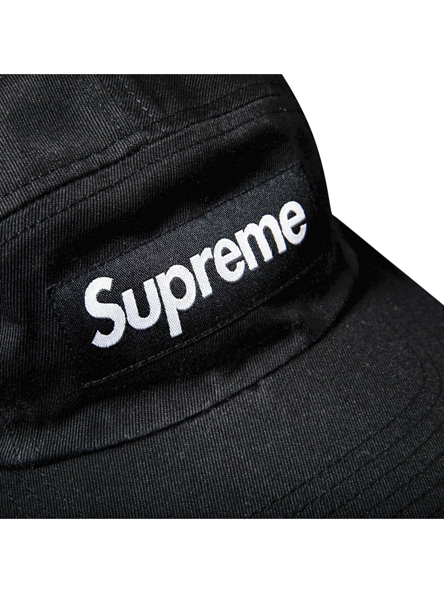 Твиловая кепка Supreme из ткани чинос — изображение 3 из 3, черный