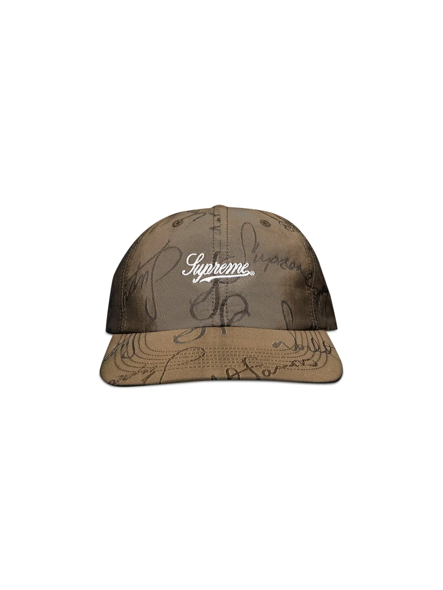 Логотипы Supreme Script, 6 панелей — изображение 1 из 2, оливковый