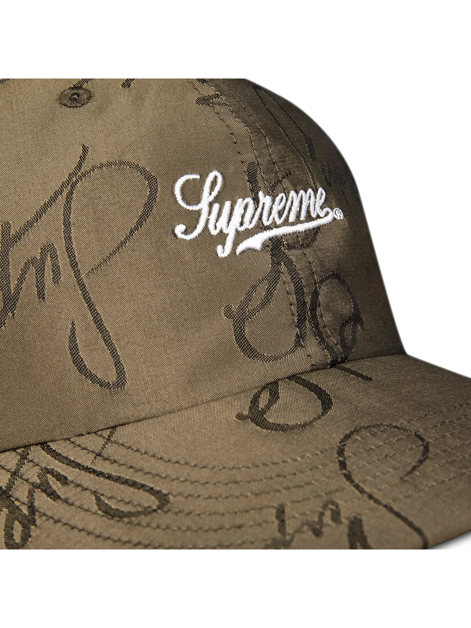 Логотипы Supreme Script, 6 панелей — изображение 2 из 2, оливковый