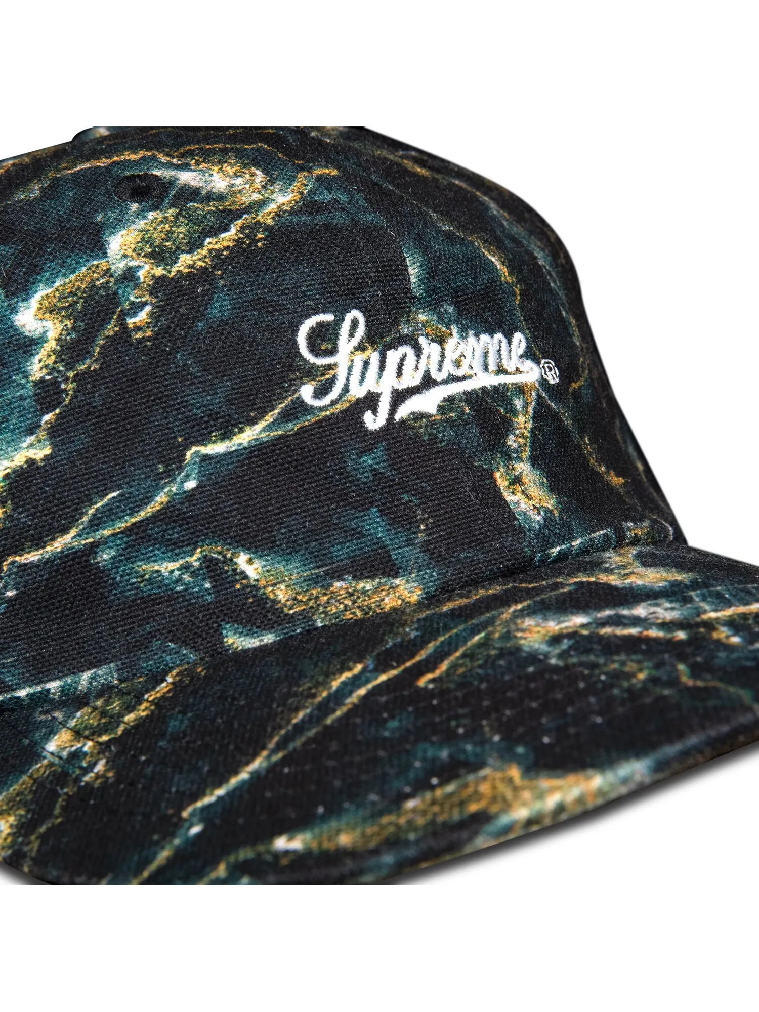 Supreme мраморный 6-панельный — изображение 3 из 3, черный