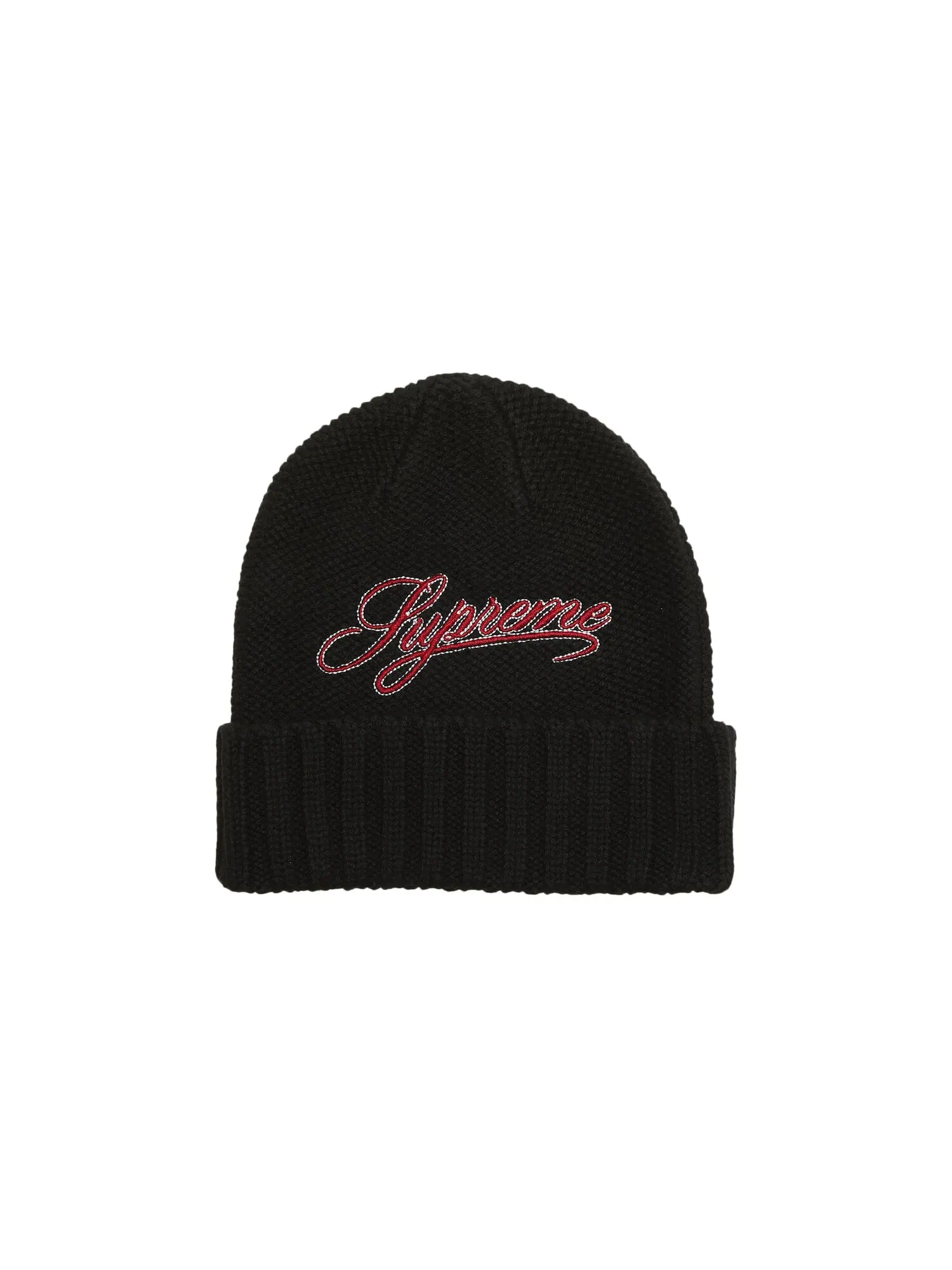 Шапка-бини Supreme Script Logo — изображение 1 из 3, черный