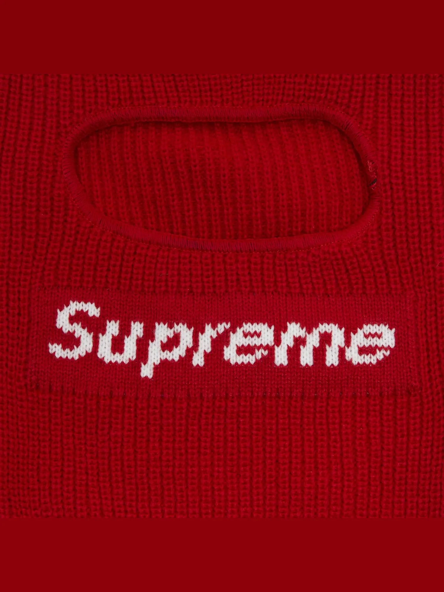 Балаклава с логотипом Supreme x New Era Box — изображение 3 из 3, красный
